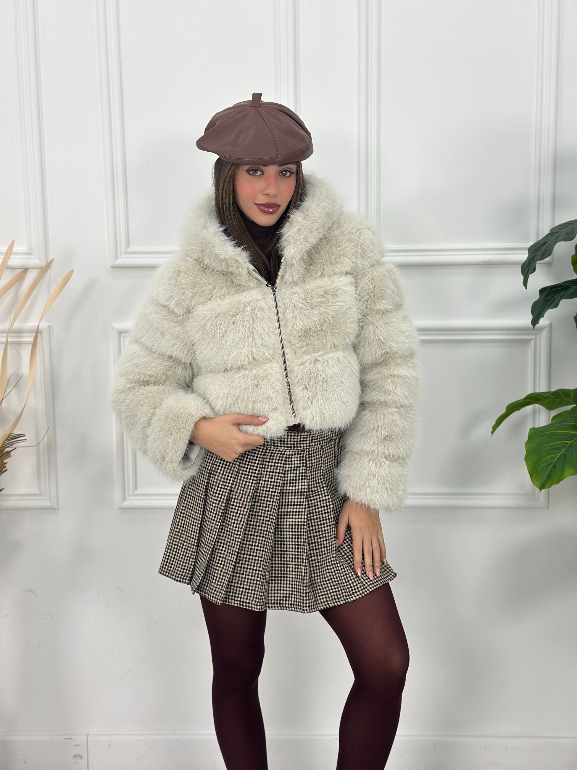 Pelliccia Crop SKD27