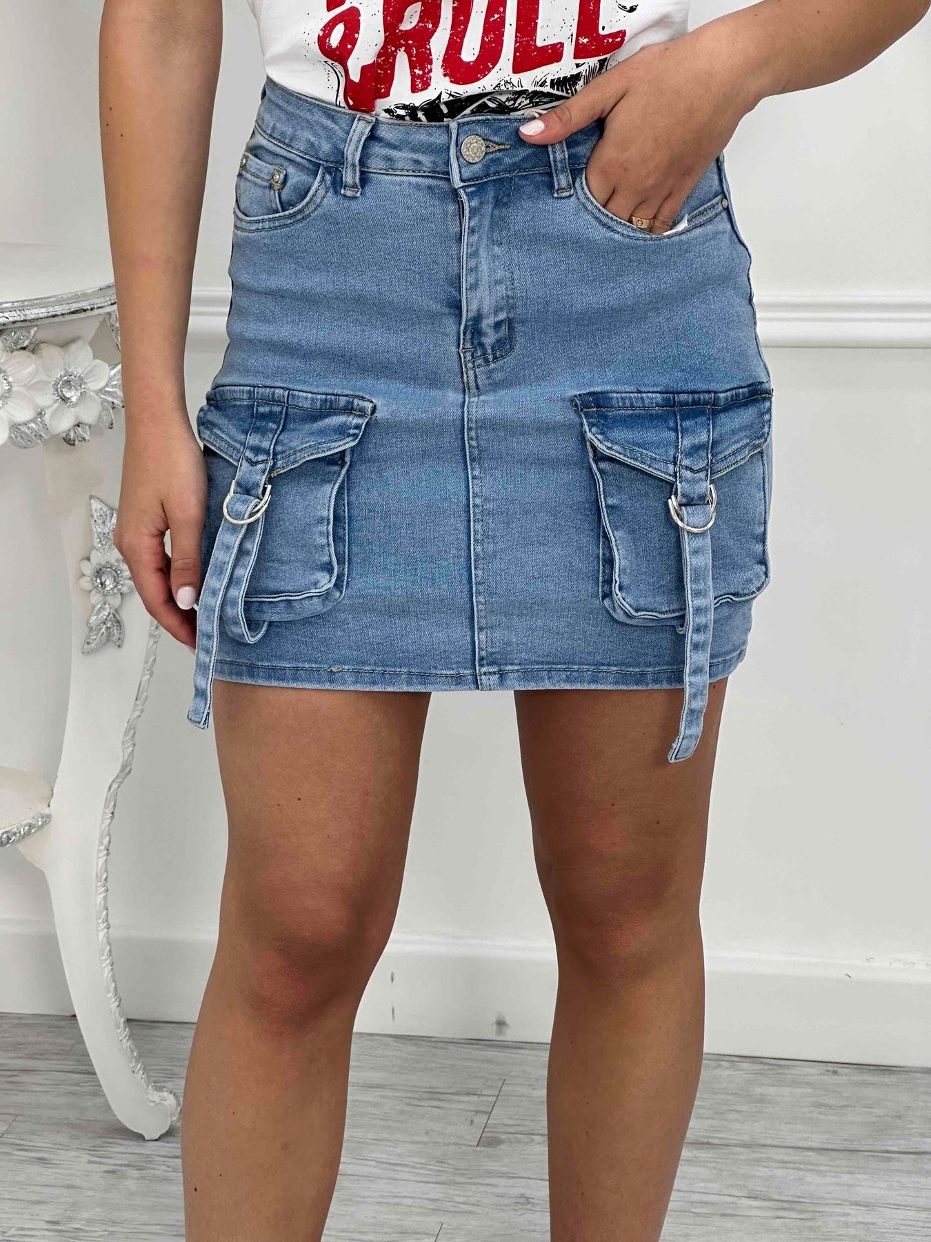 Gonna cargo elastica CY3014