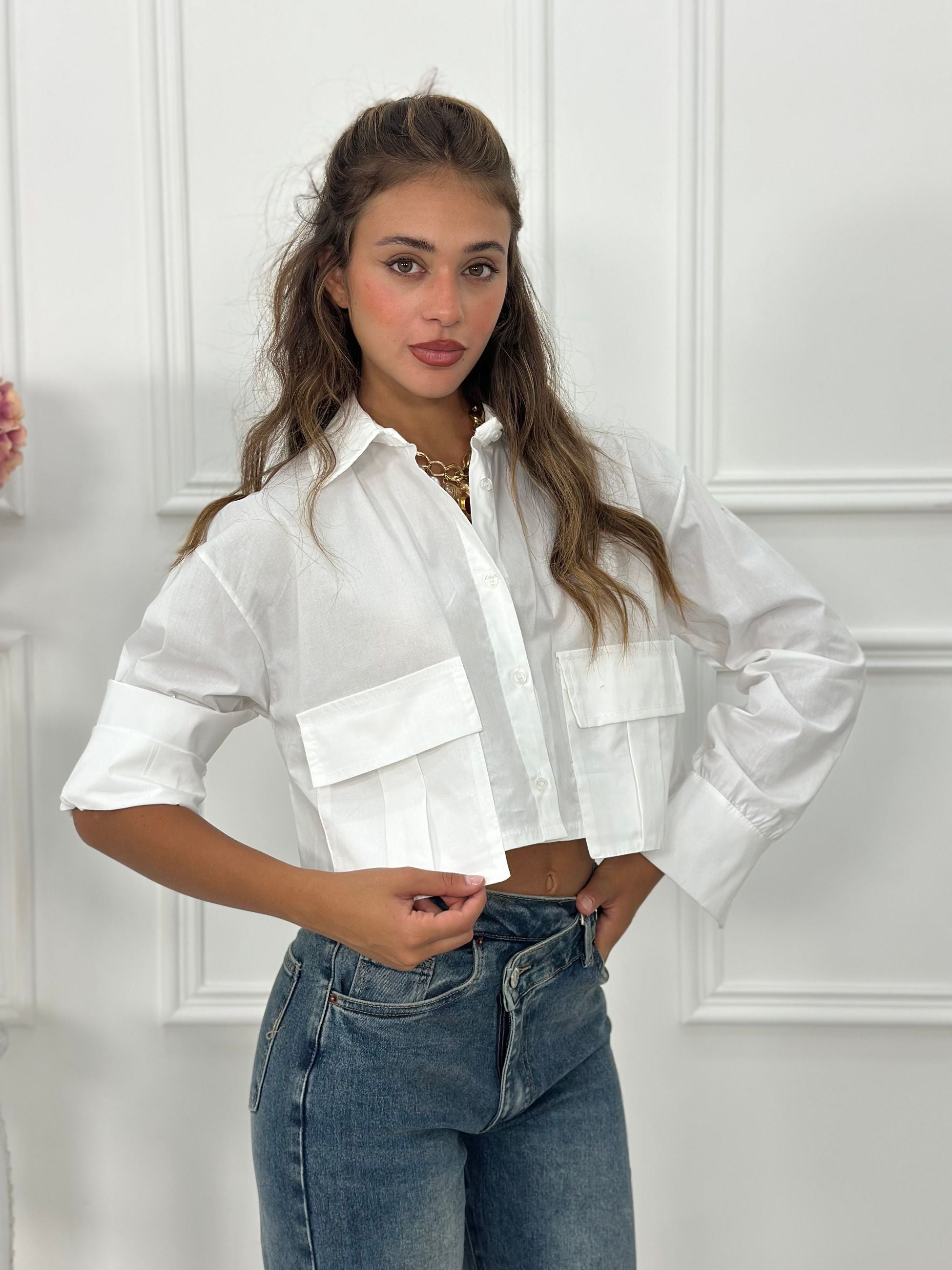 Camicia Crop GIU96137