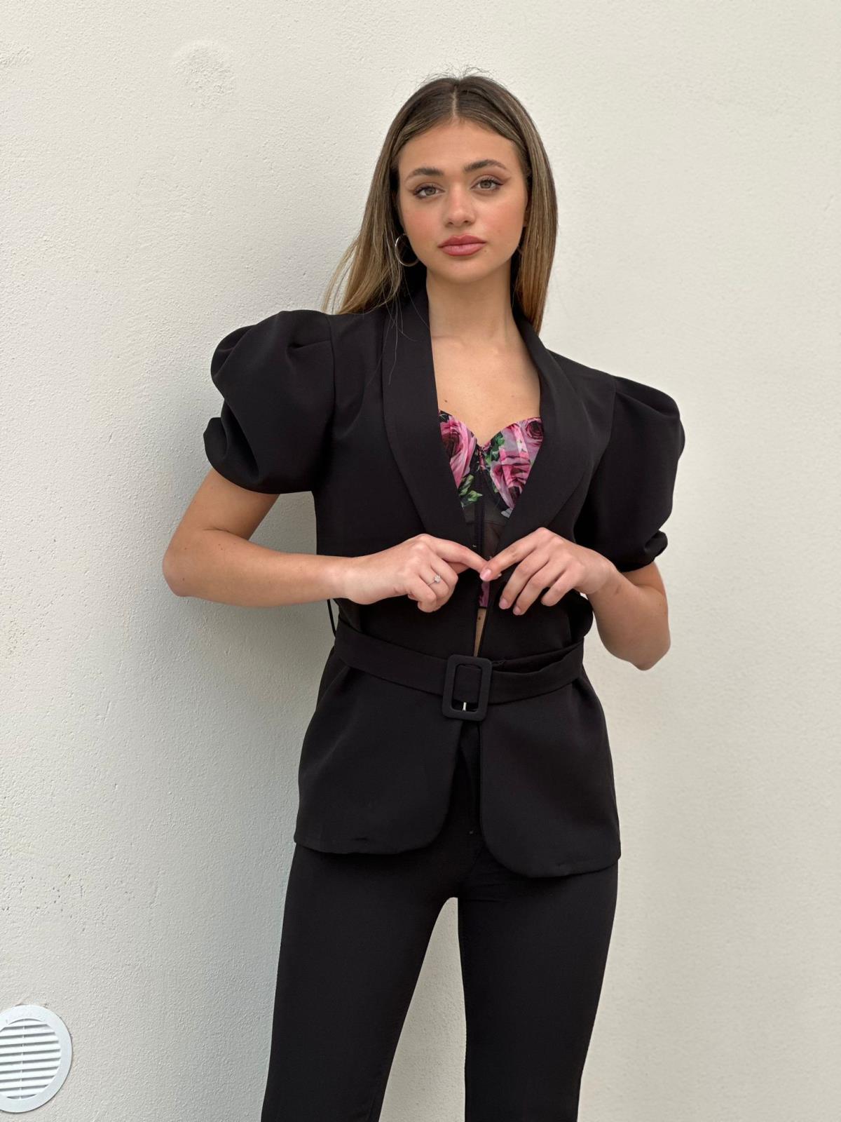 Tailleur con giacca maniche a sbuffo EXL86110