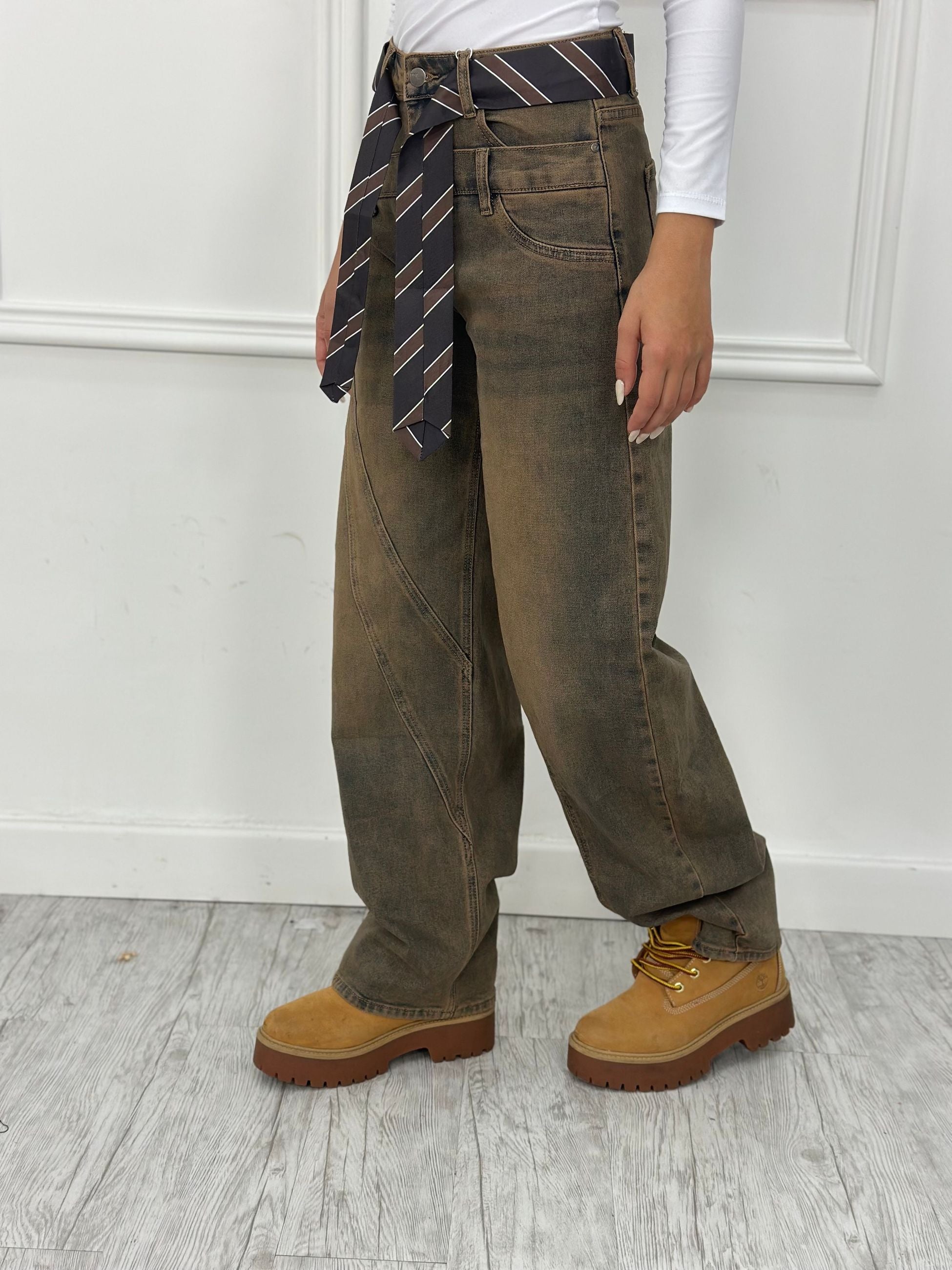 Jeans Balloon elastico JF366