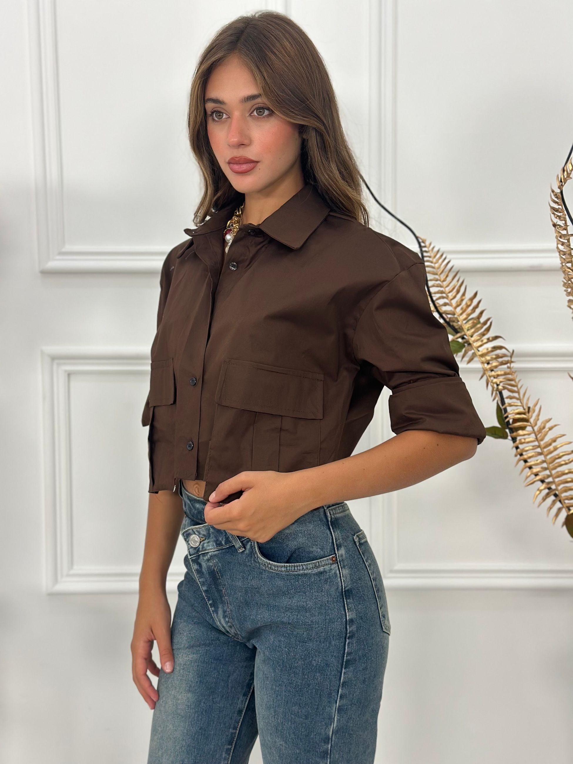 Camicia Crop GIU96137