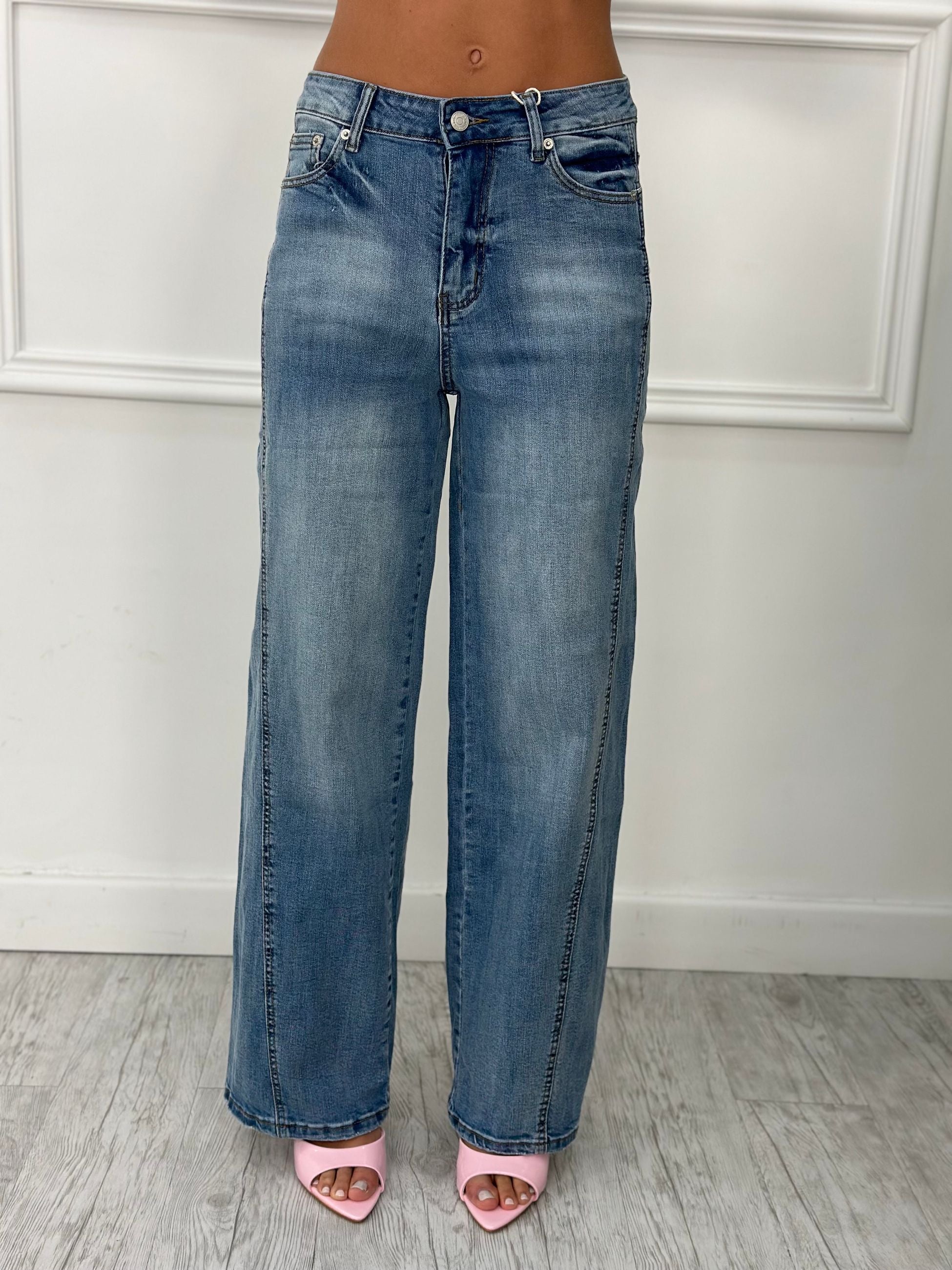 Jeans Palazzo F2500 (elastico)