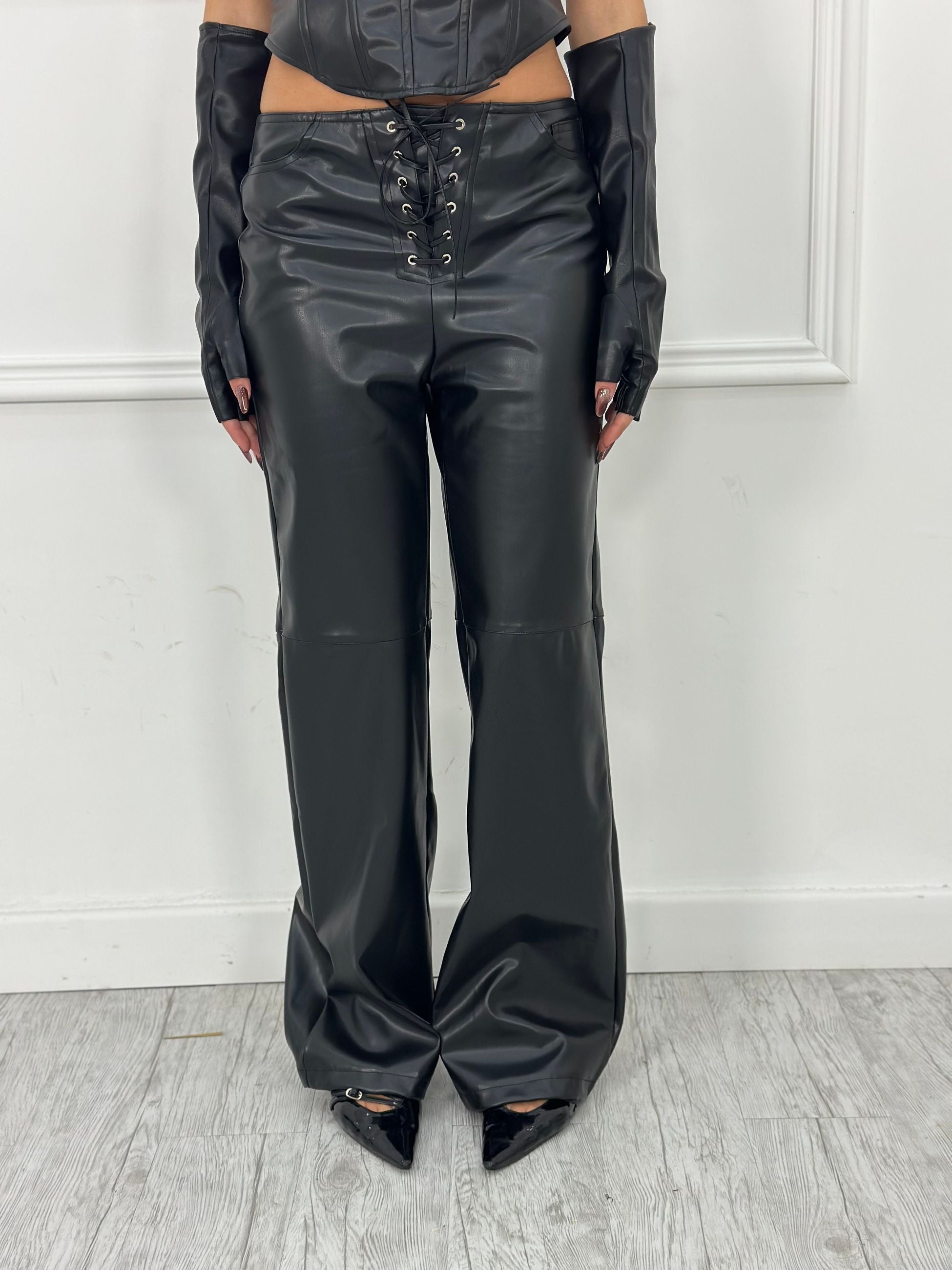 Pantalone Ecopelle Top Quality TR8936