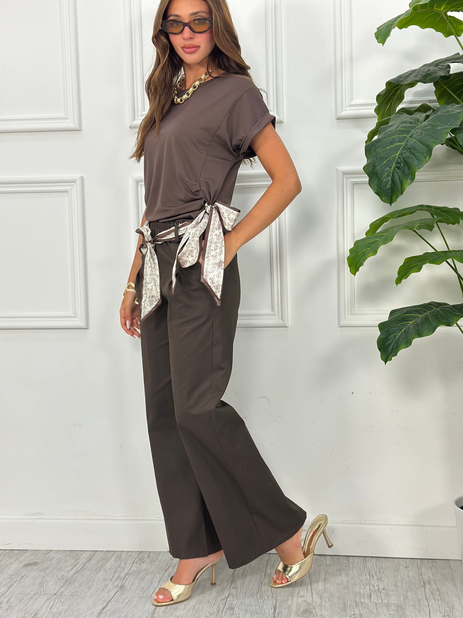 Pantalone Palazzo MR2858 (cotone)