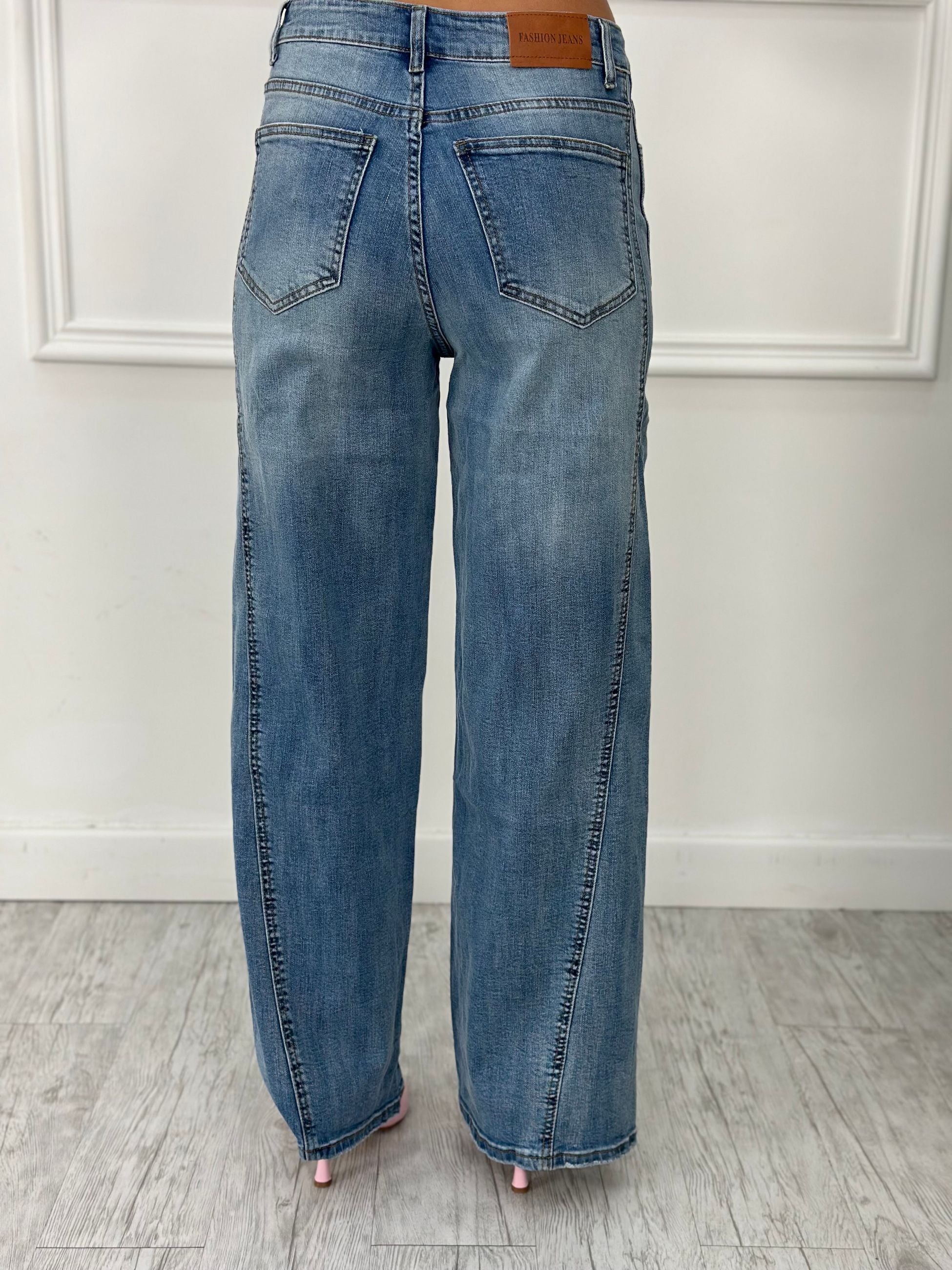 Jeans Palazzo F2500 (elastico)