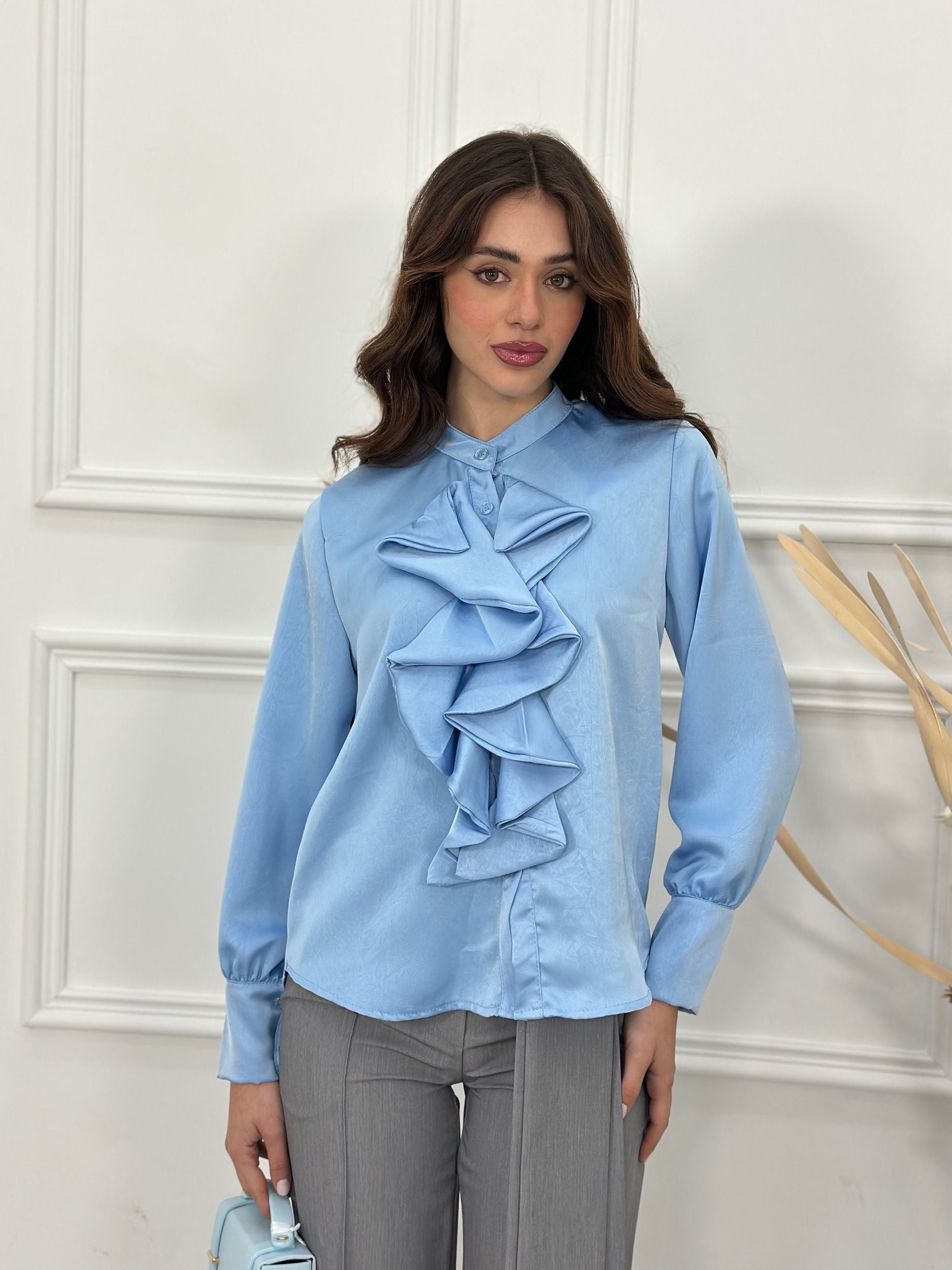 Camicia Rouches SCA36509