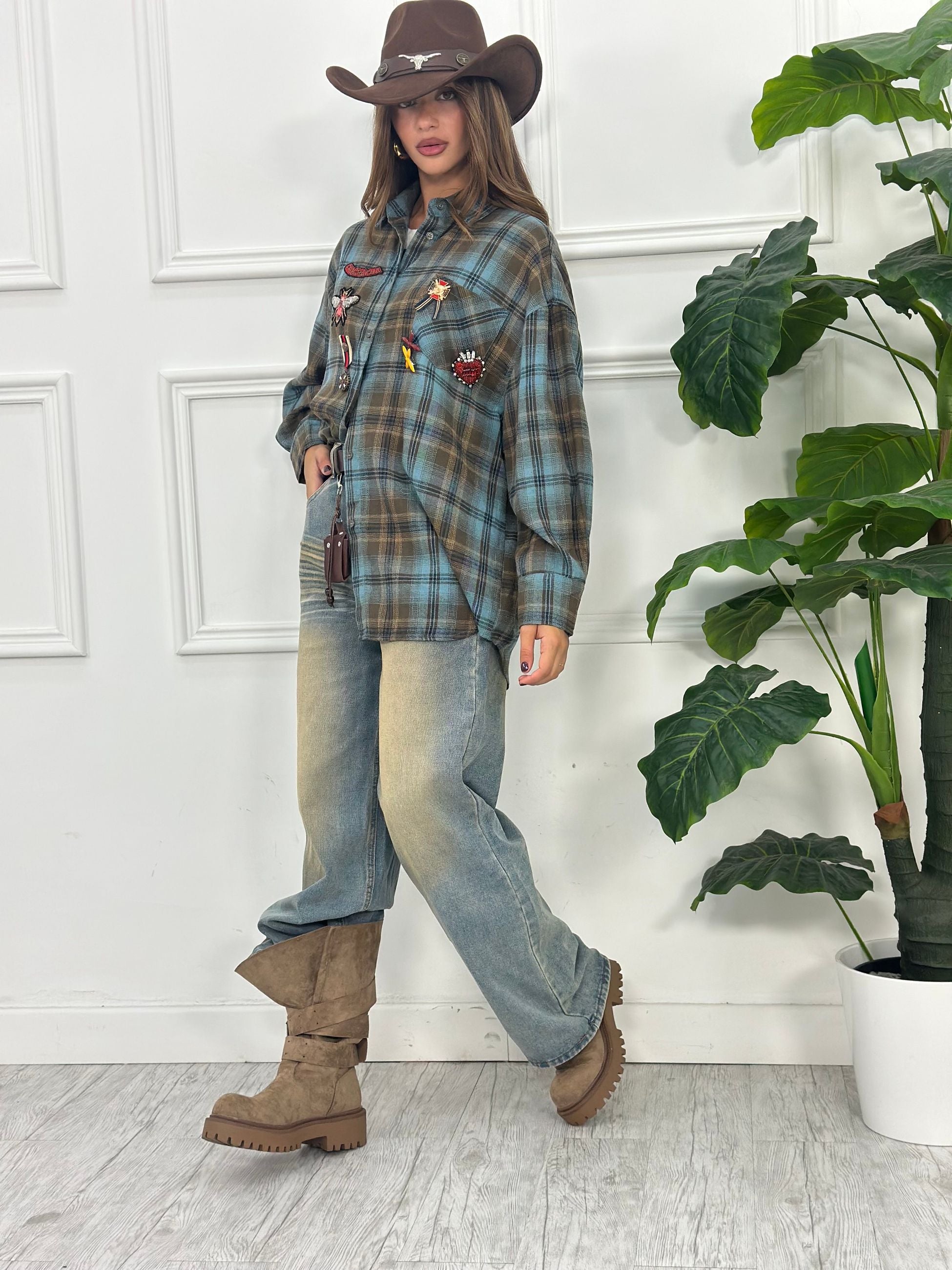 Camicia Quadri M76108