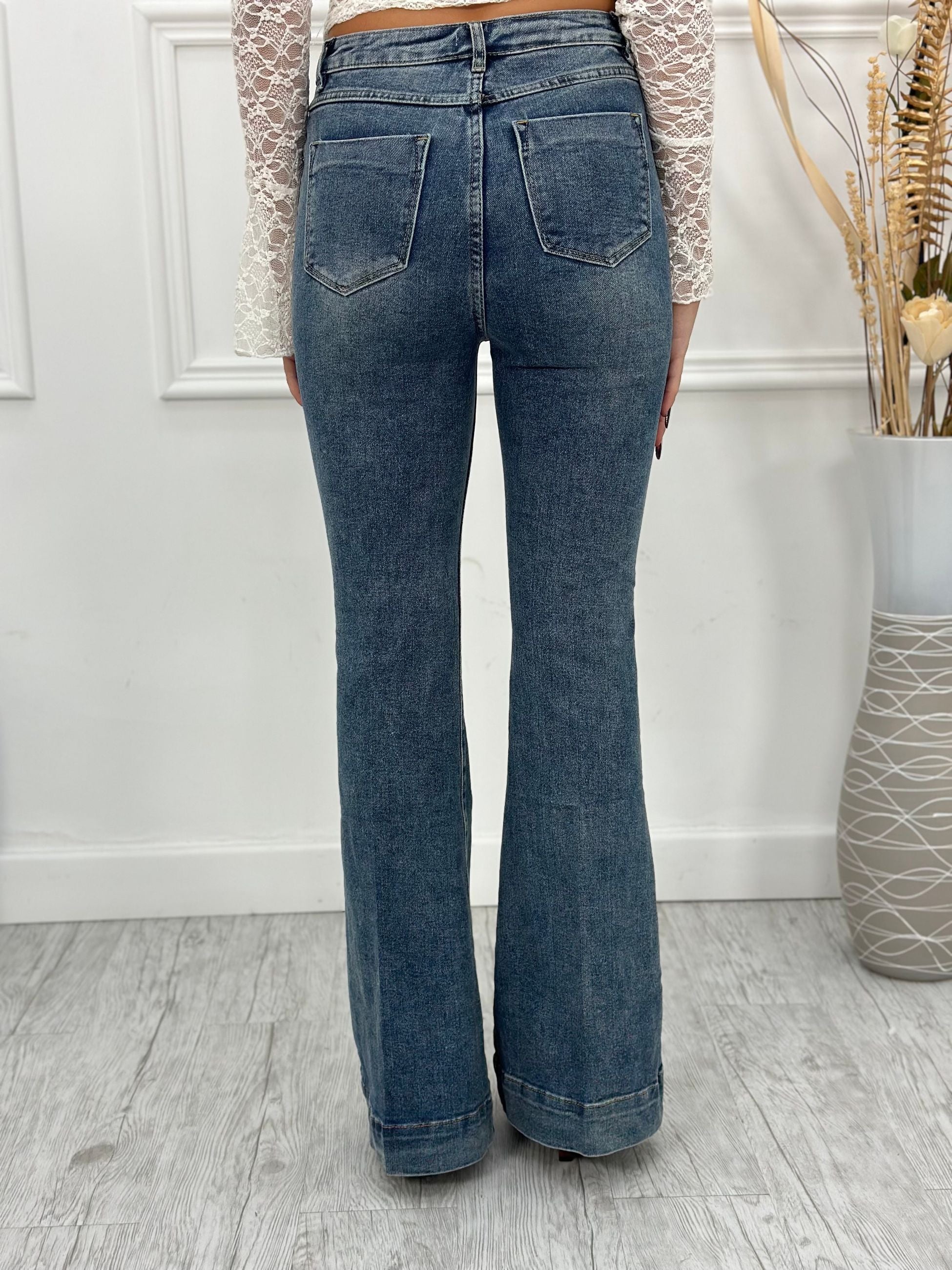 Jeans Zampa Elastico 8915