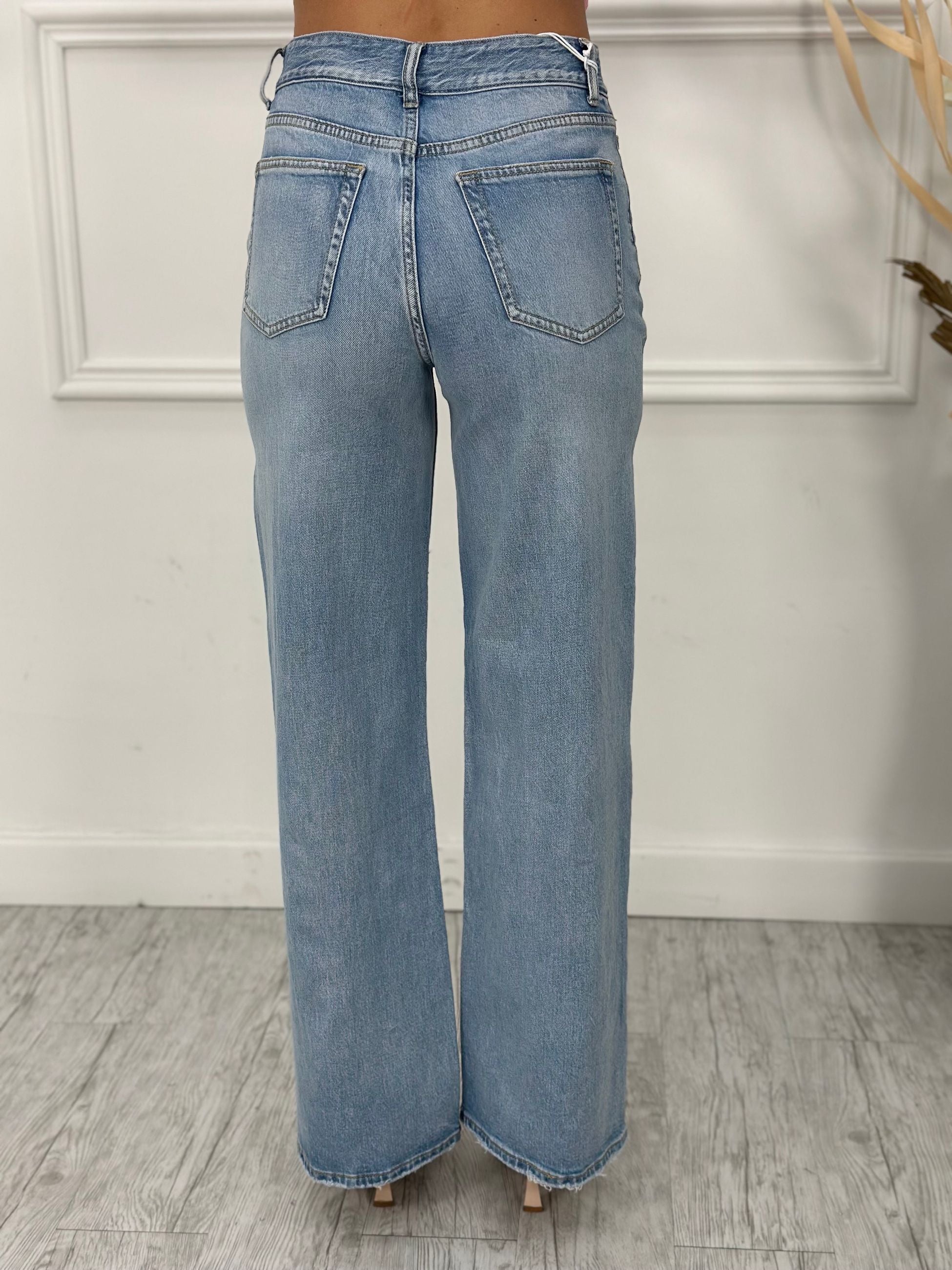 Jeans Palazzo H8000-3 (poco elastico)