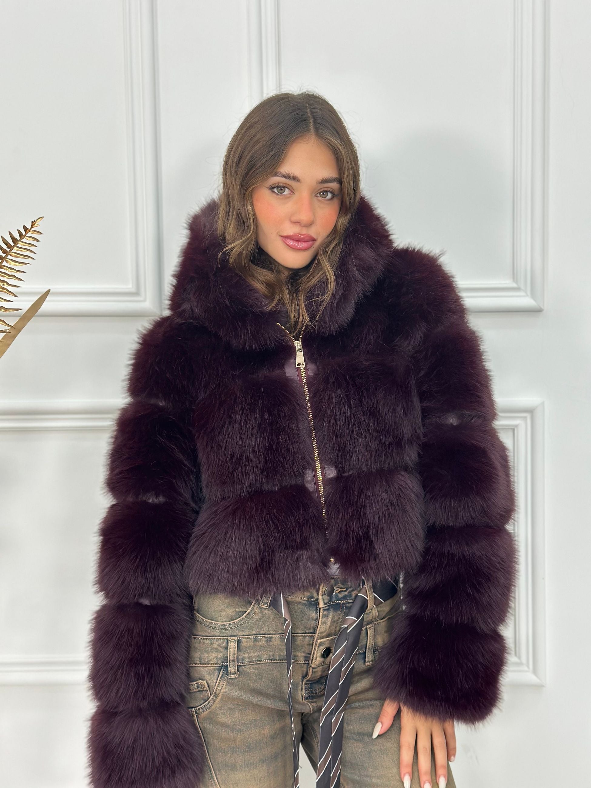 Pelliccia Crop Top Quality 68341