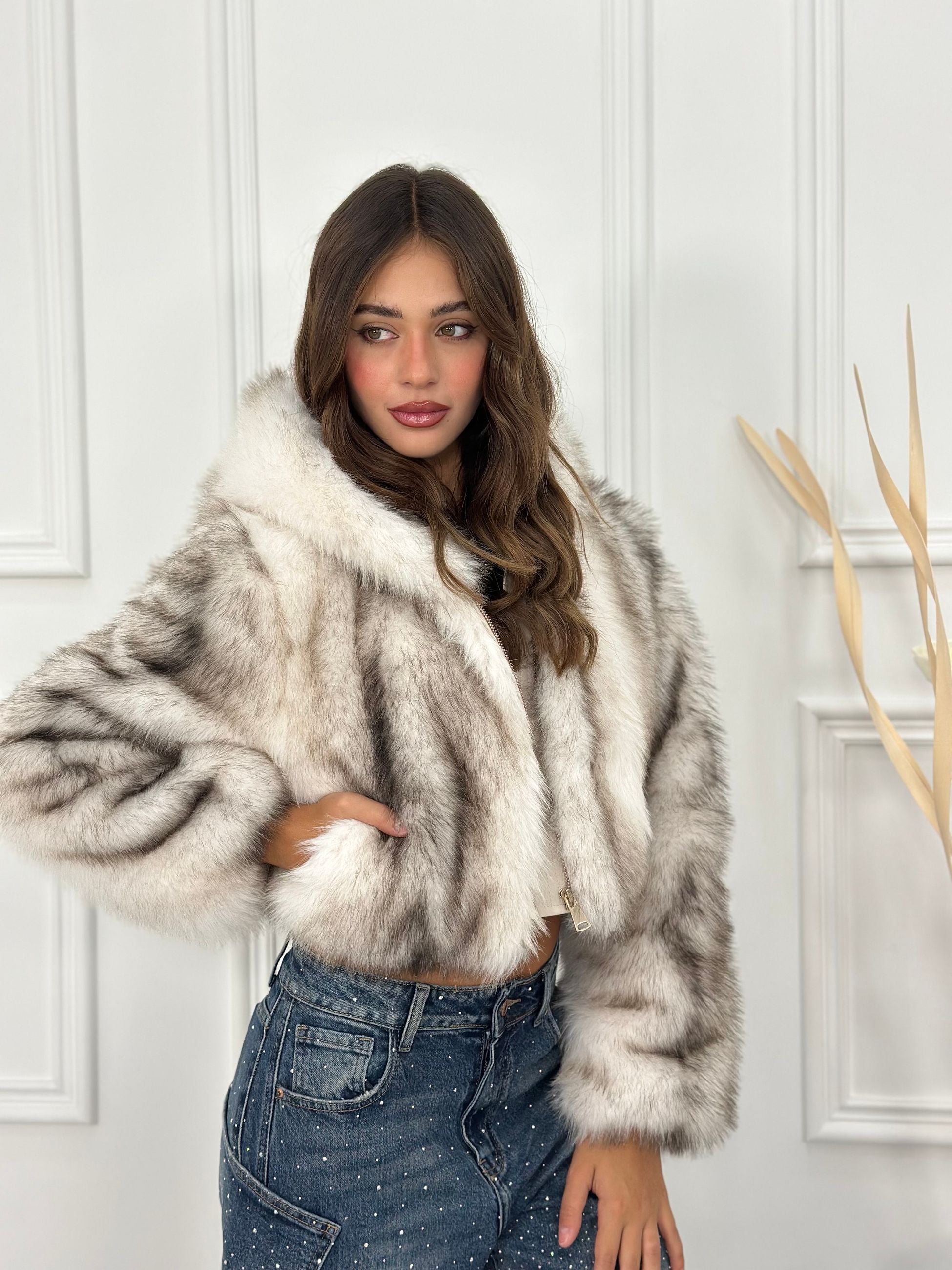 Pellicciotto Crop Top Quality 68335