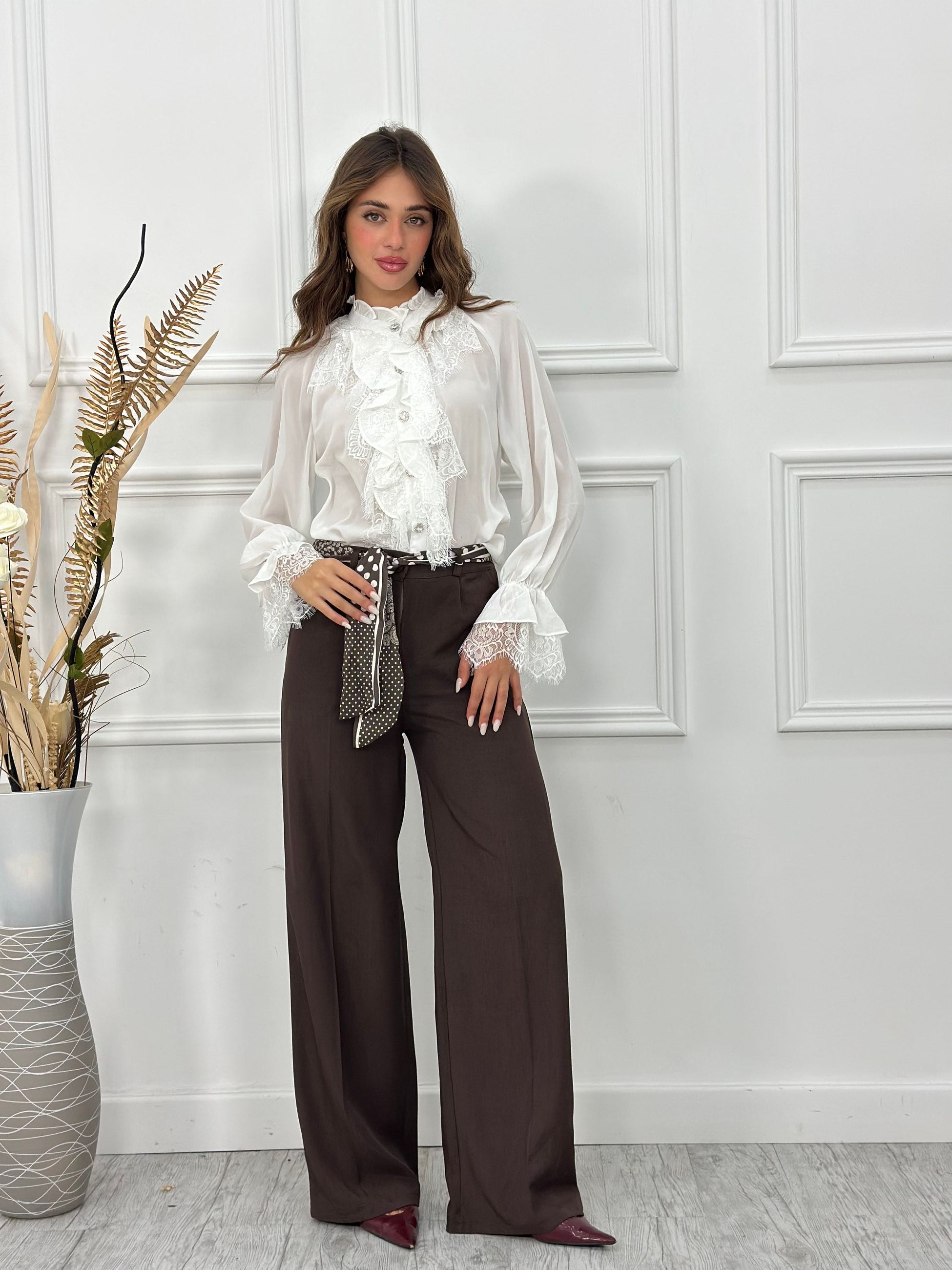 Pantalone palazzo GIA16023 (elastico retro)