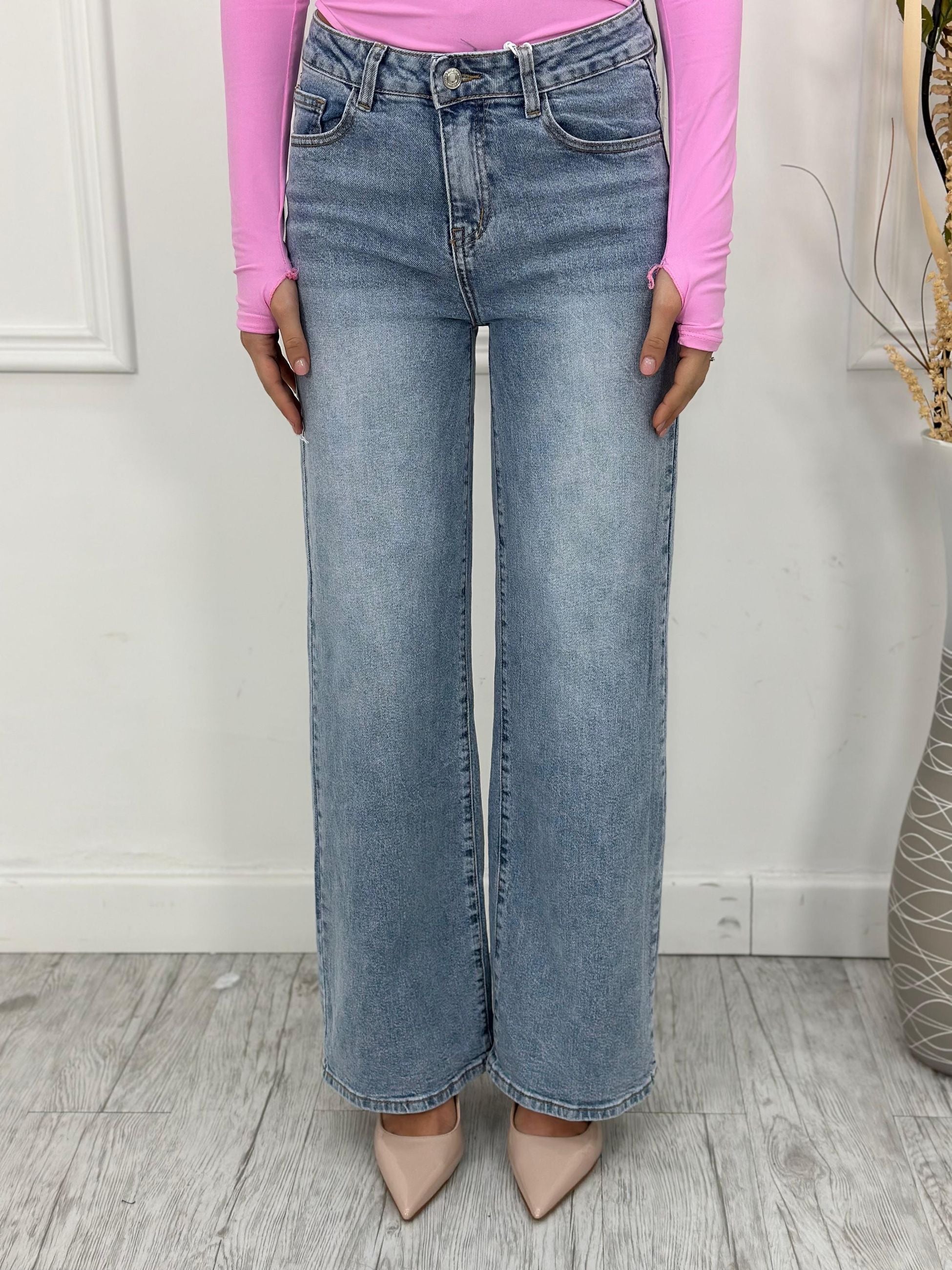 Jeans Palazzo LW1945 (poco elastico)