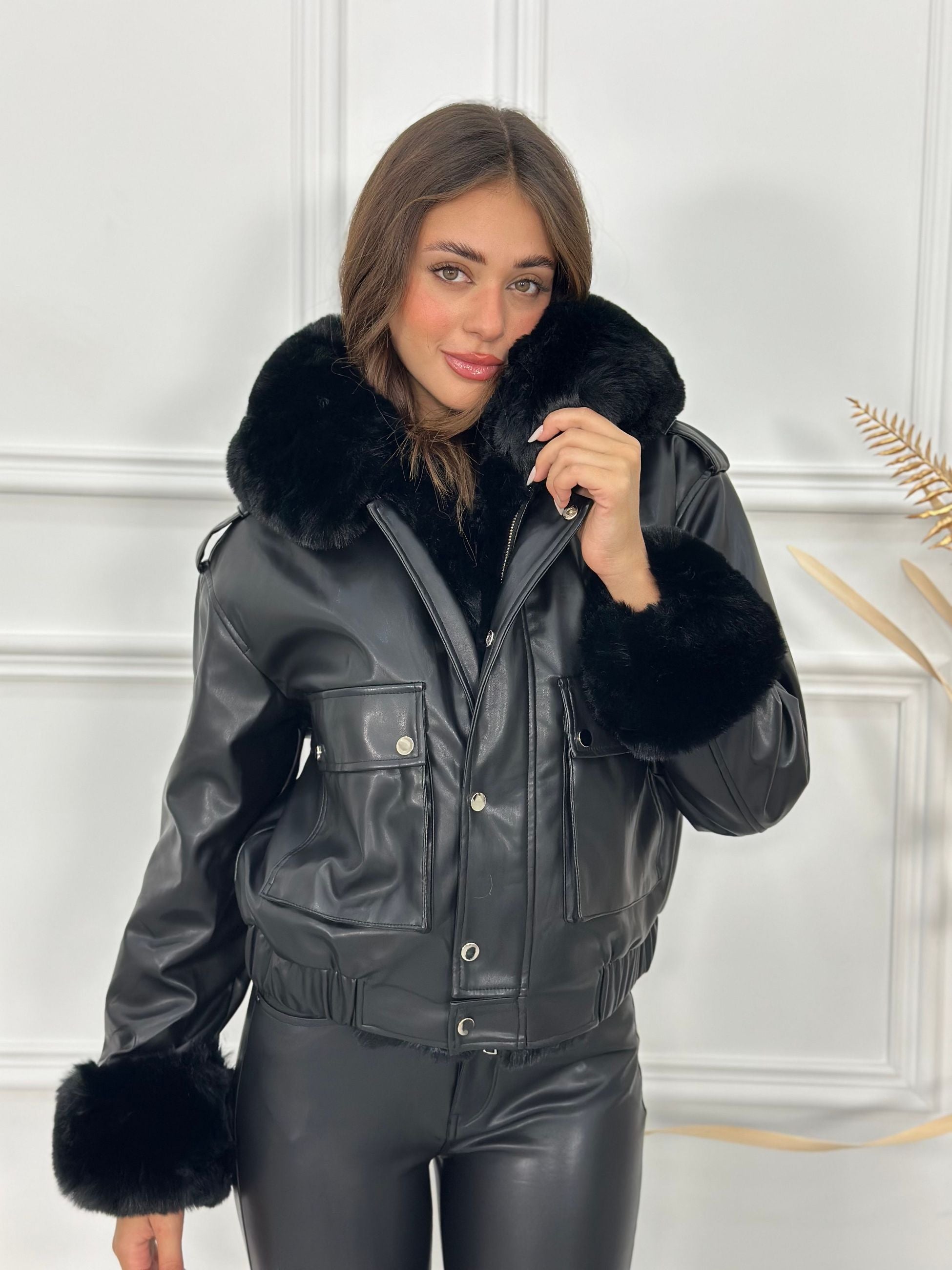 Giubbino Ecopelle AY918