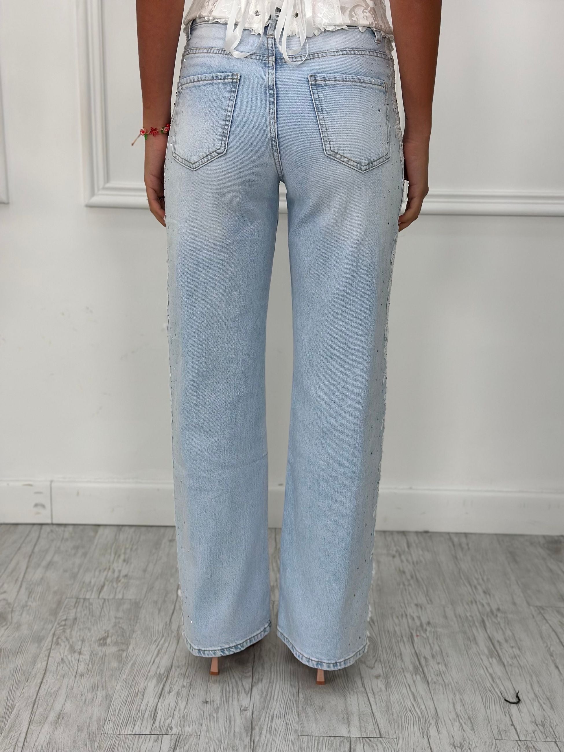 Jeans Palazzo D135 (poco elastico)
