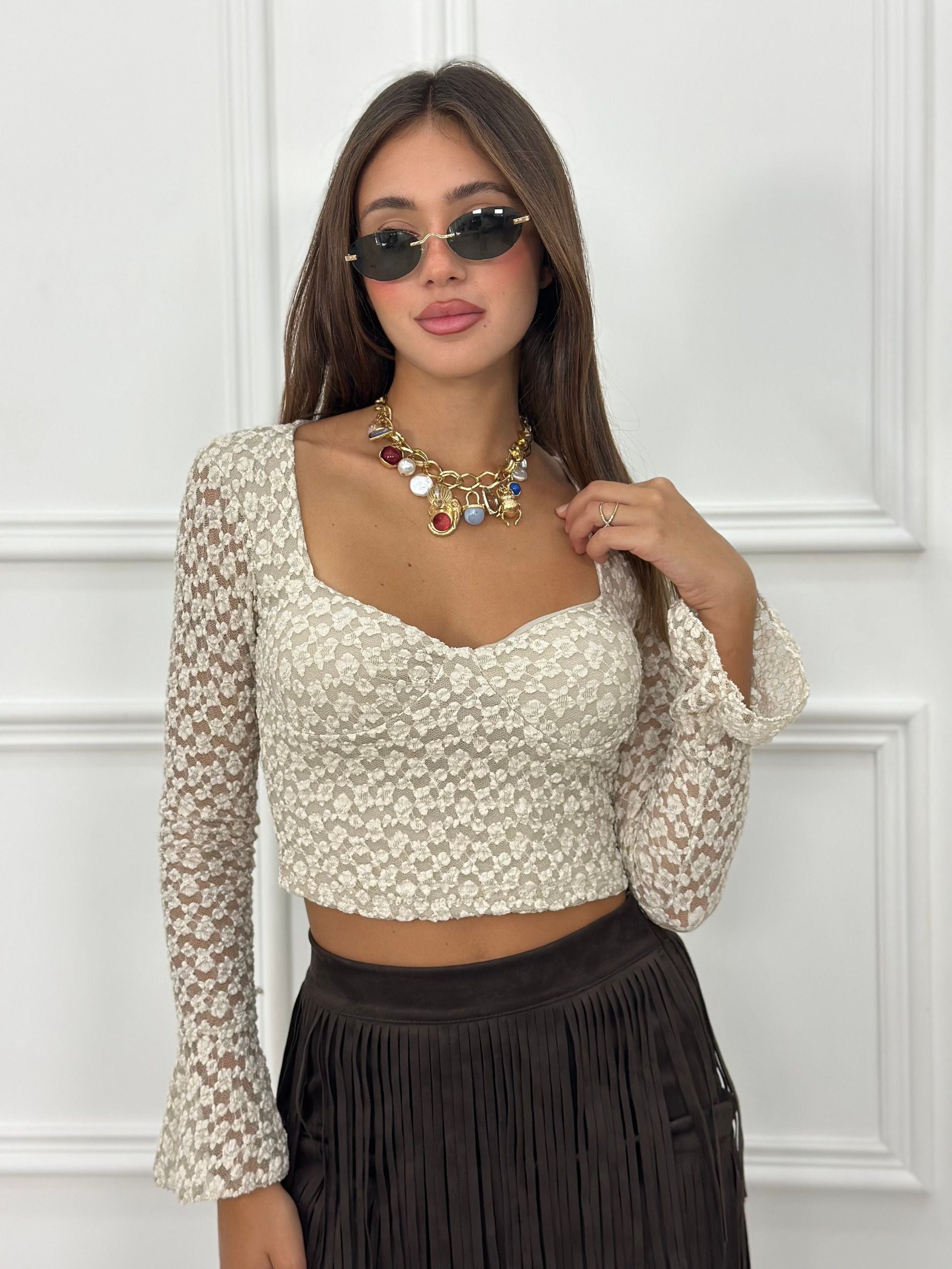 Maglia Crop Top Quality VCT14261