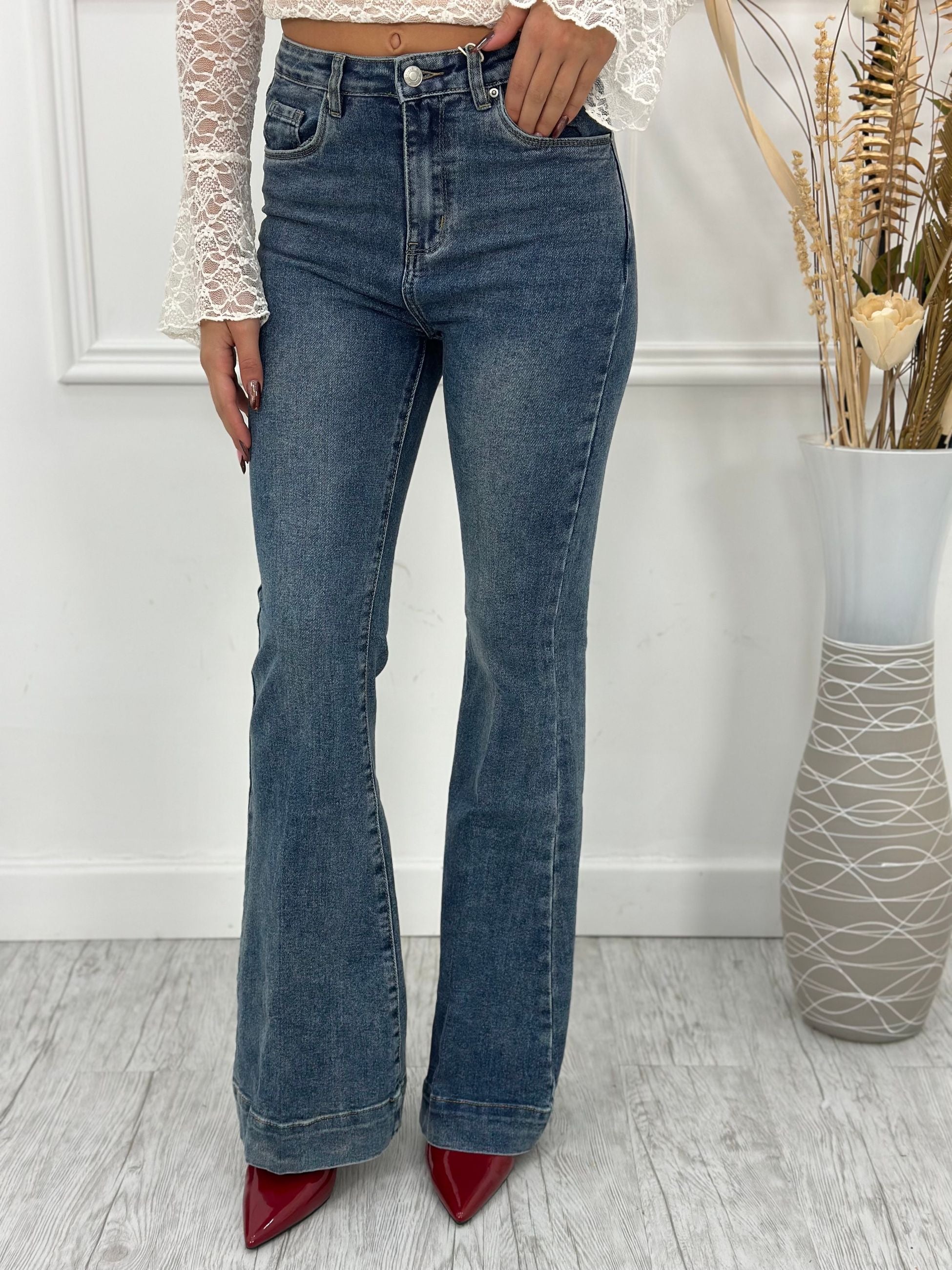 Jeans Zampa Elastico 8915