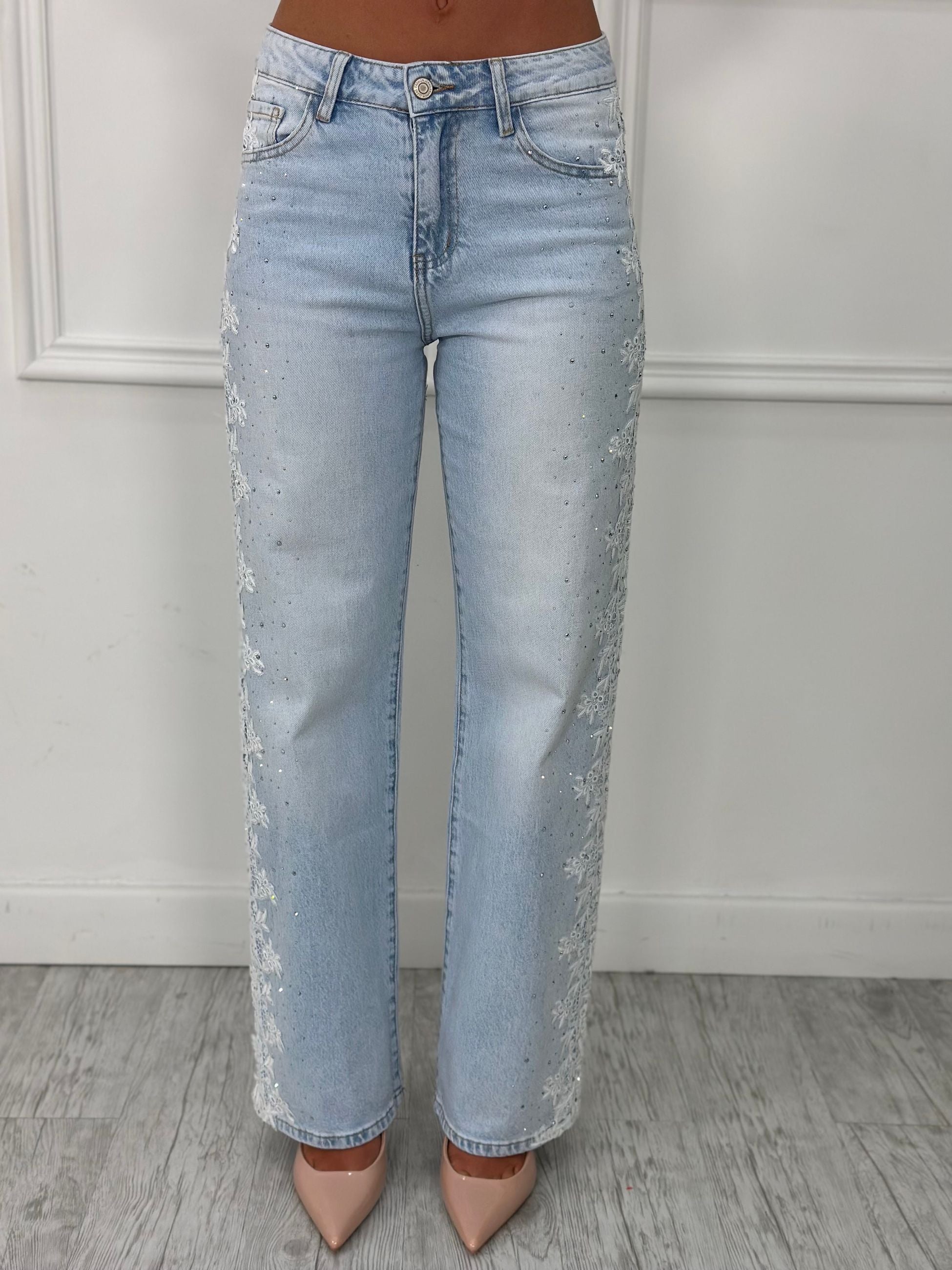 Jeans Palazzo D135 (poco elastico)