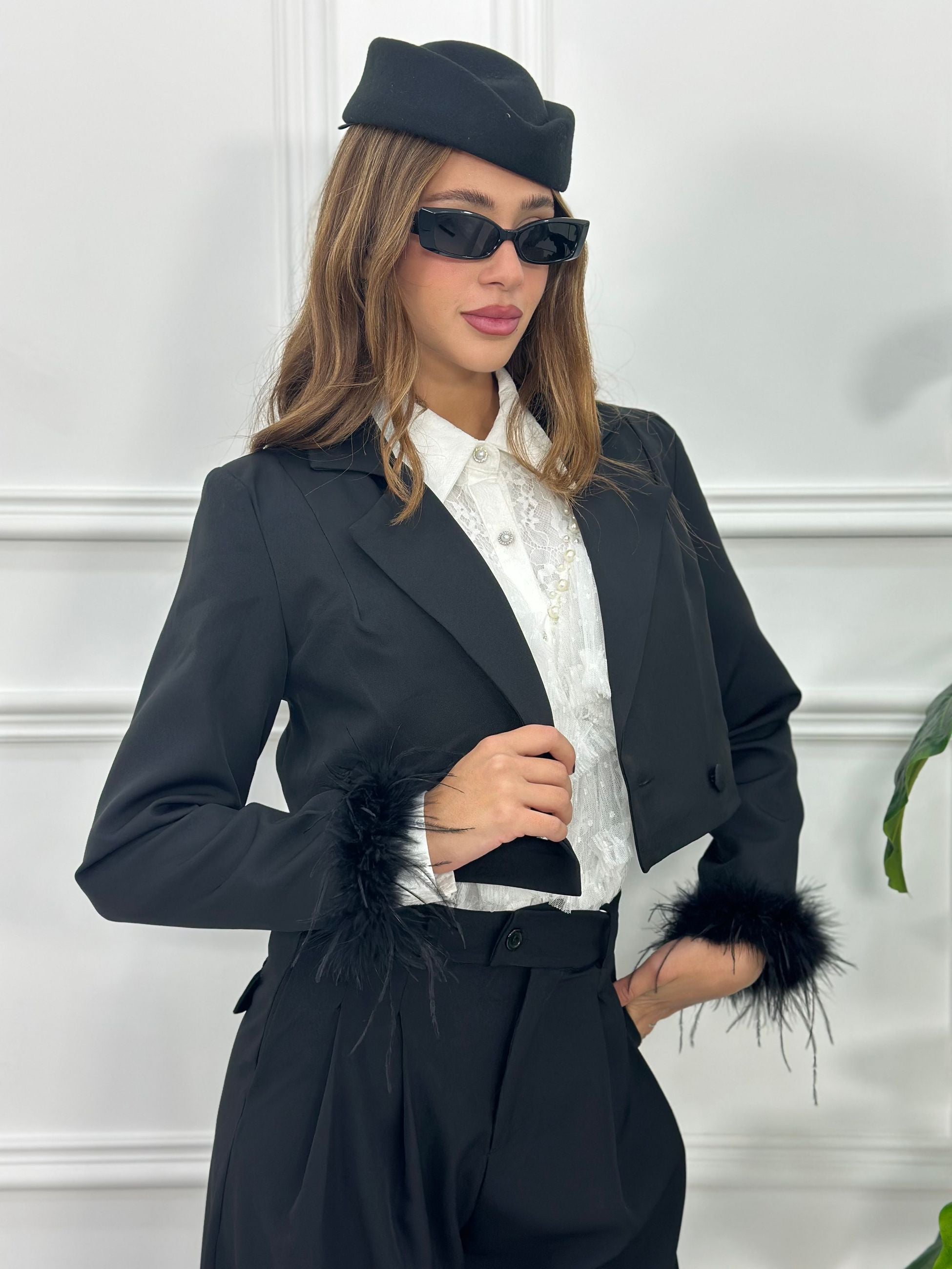Giacca Corta Piume RM51234