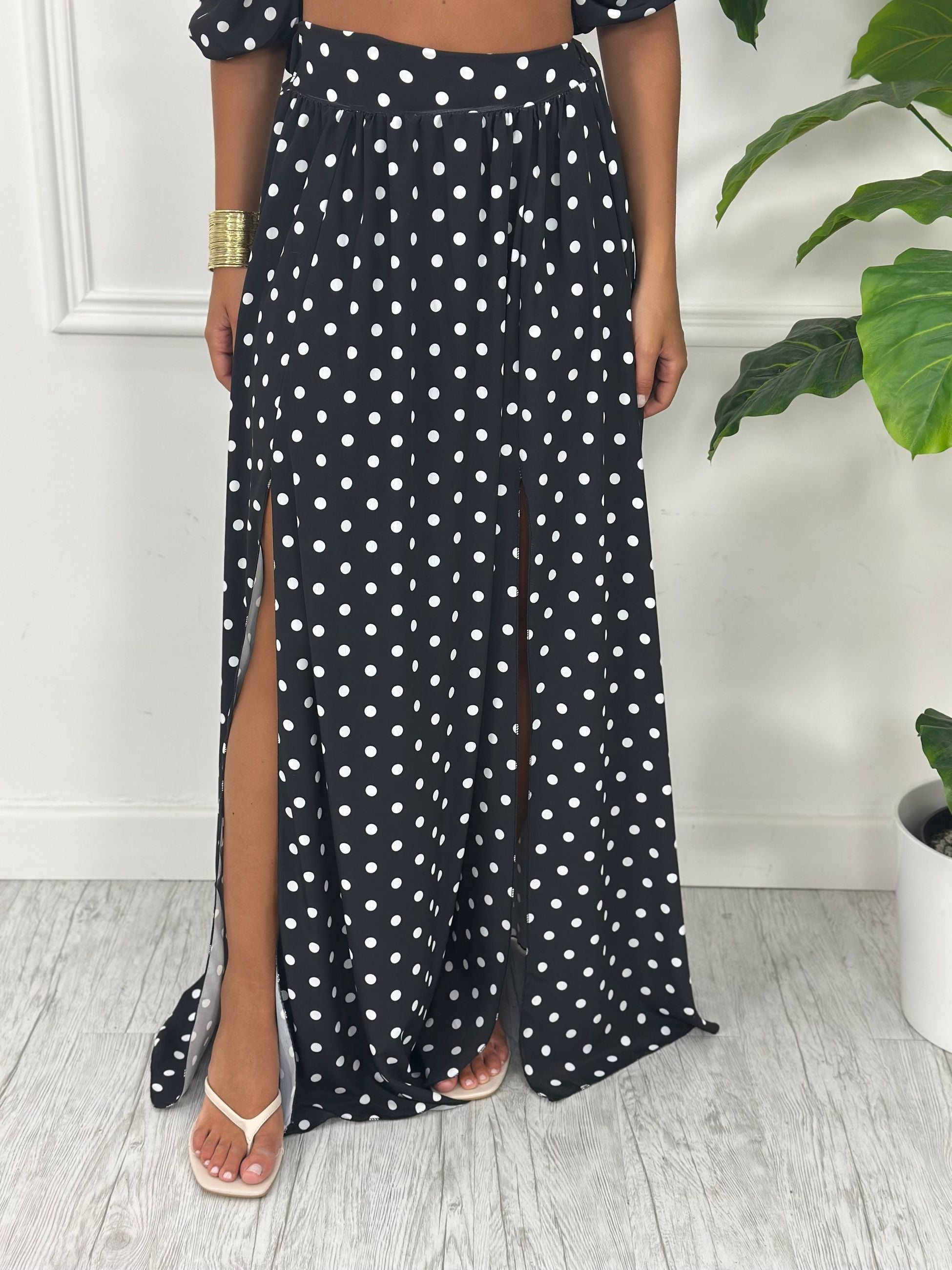 Coordinato donna con spacchi VCT6563