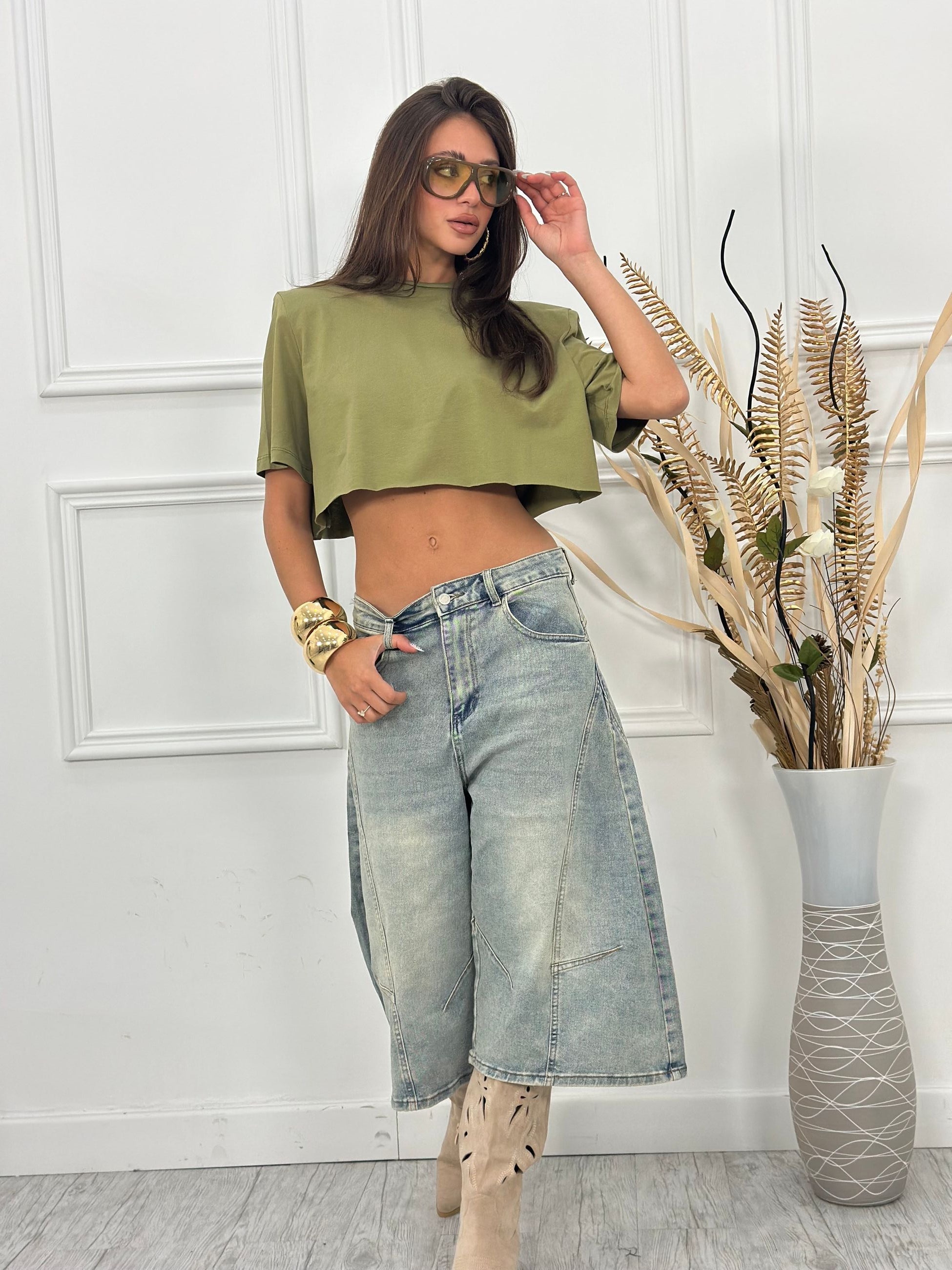 Bemuda Jeans Baggy MI2626