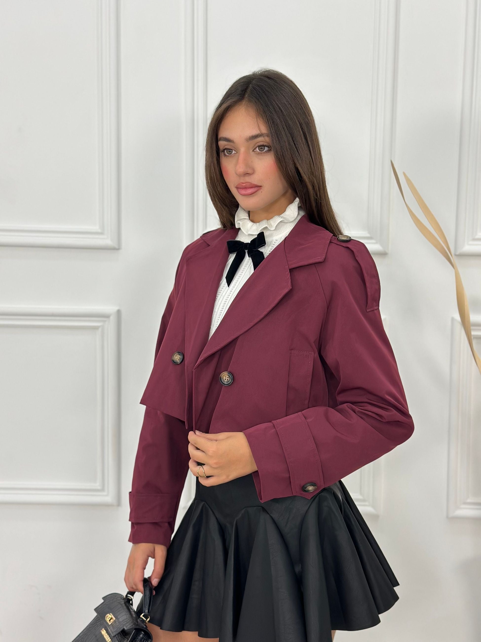 Giubbino Trench Crop ARG5904