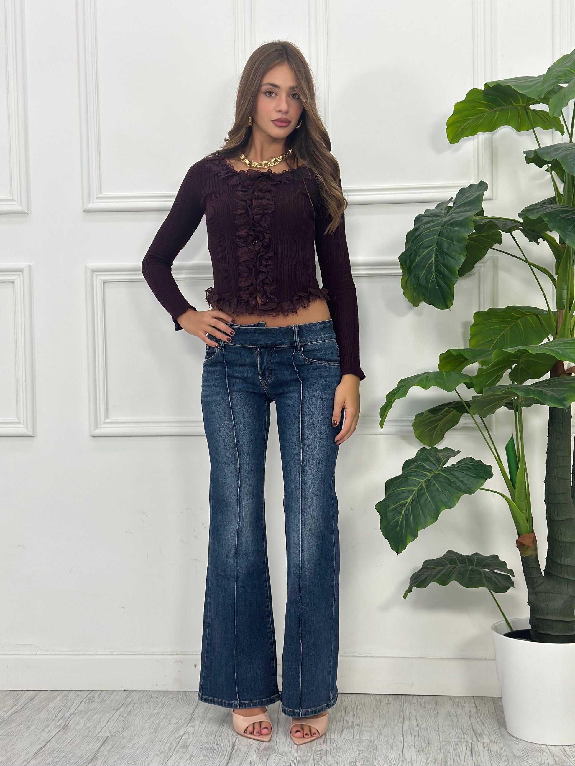 Jeans vita bassa SJ1835 (elastico)