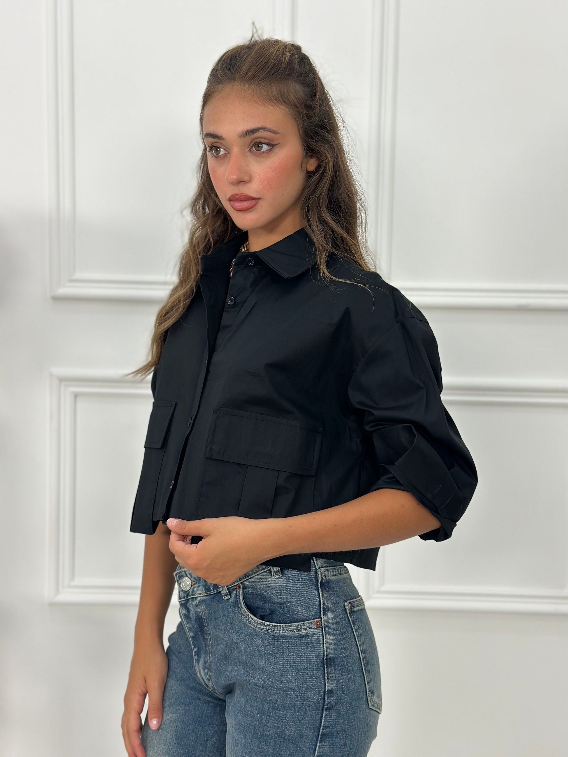Camicia Crop GIU96137