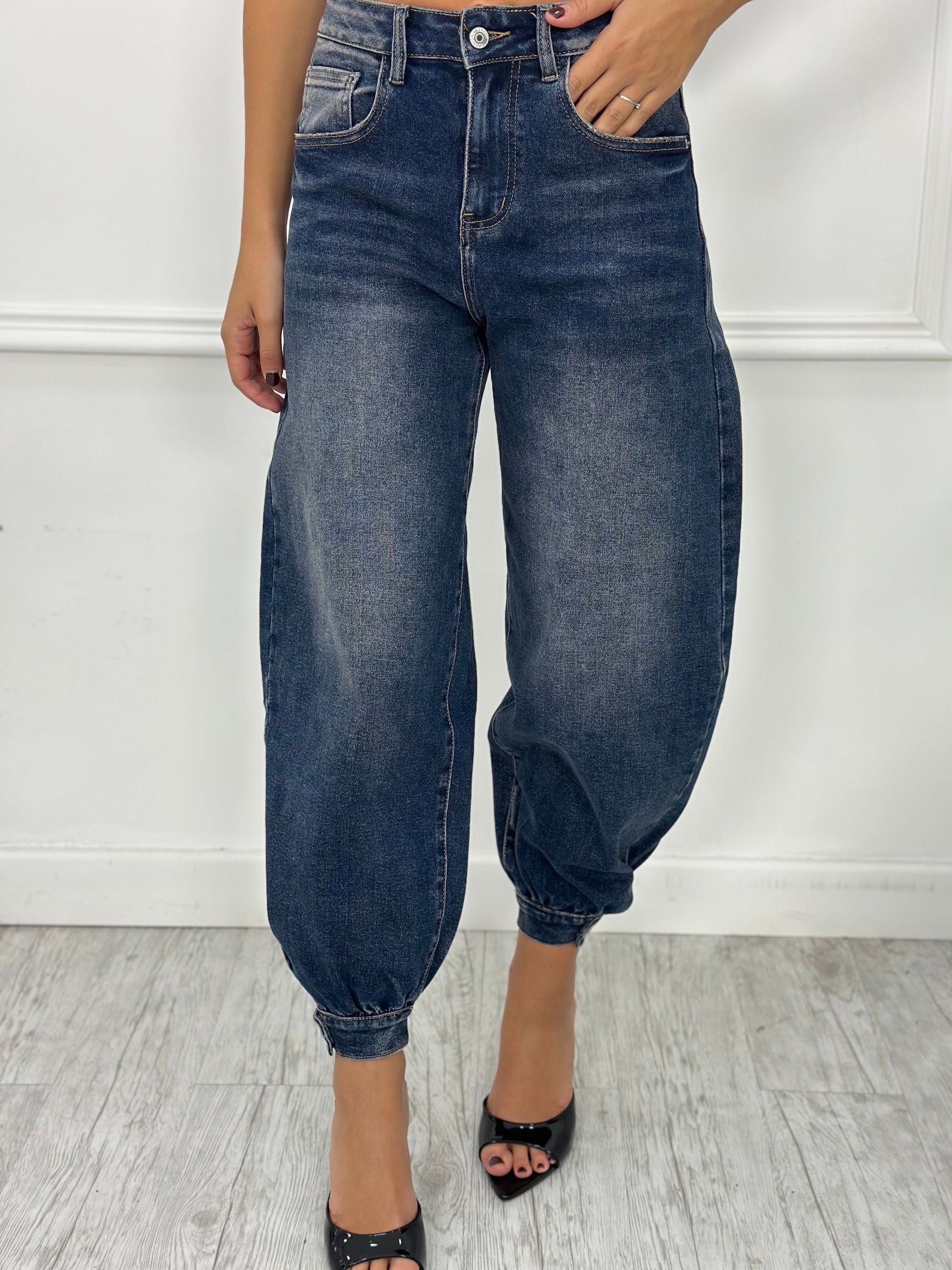 Jeans balloon D1010 (elastico)