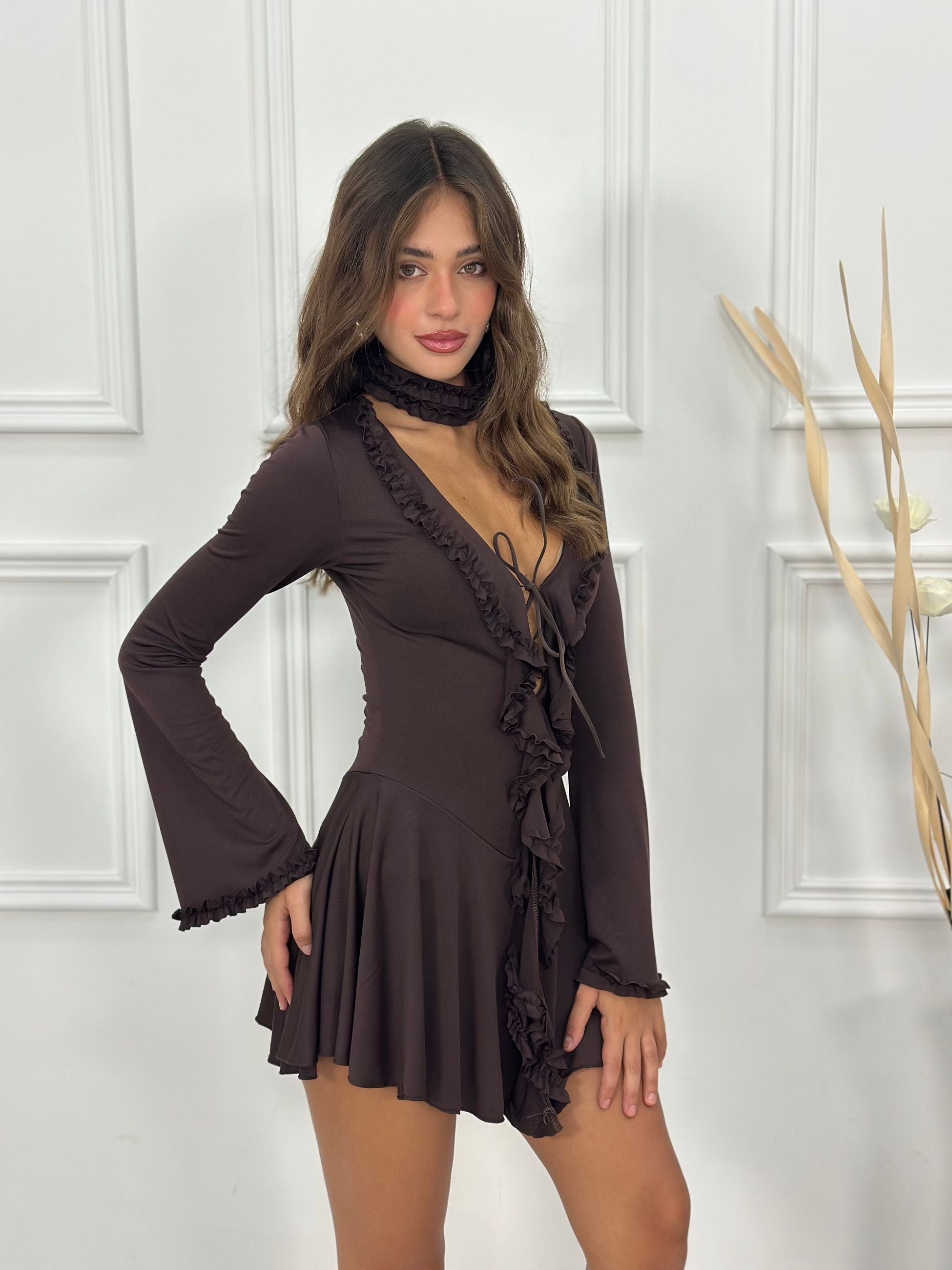 Abito Merly BLA1788 (sottogonna pantaloncino)