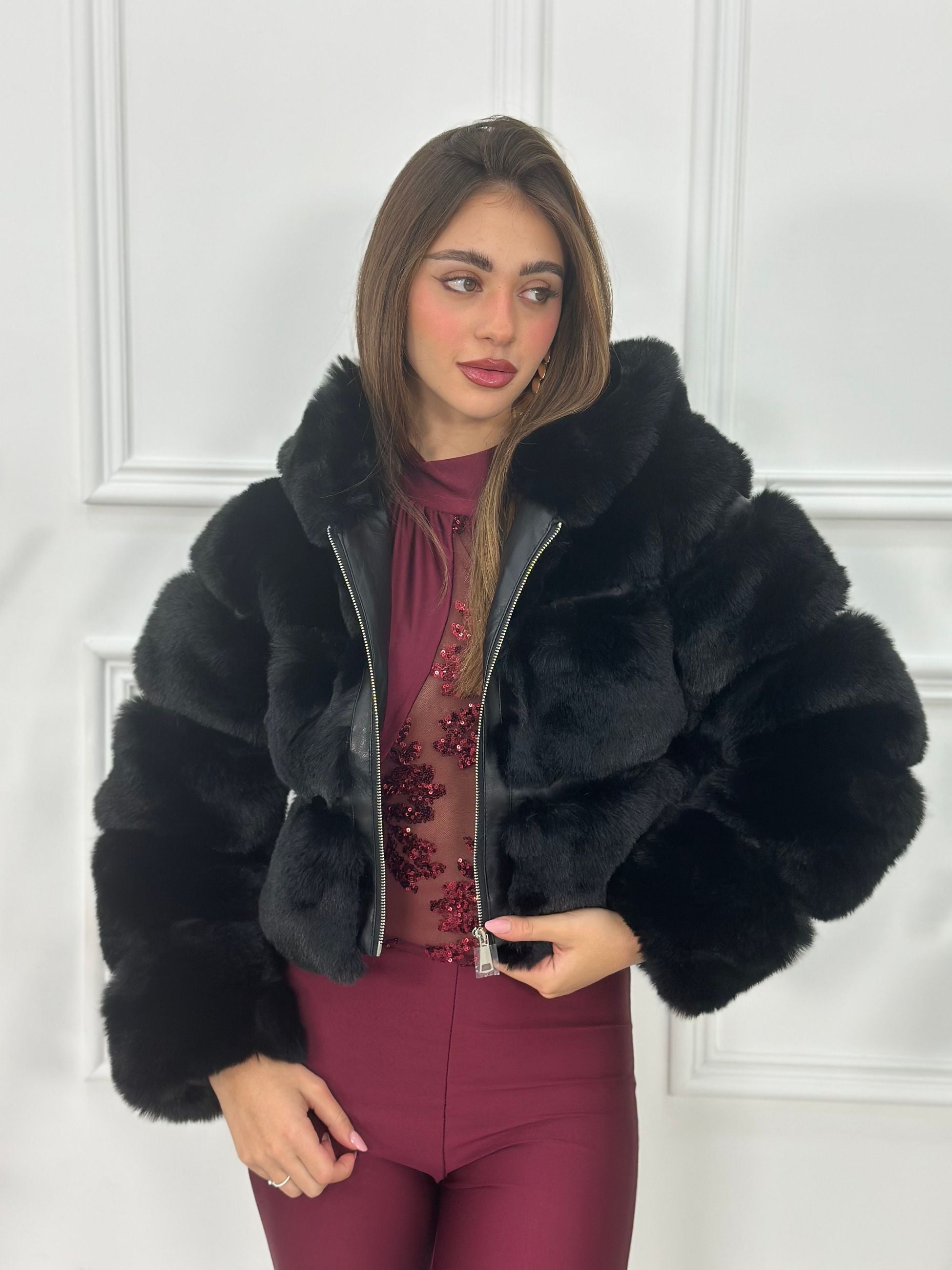 Pellicciotto Crop 5537