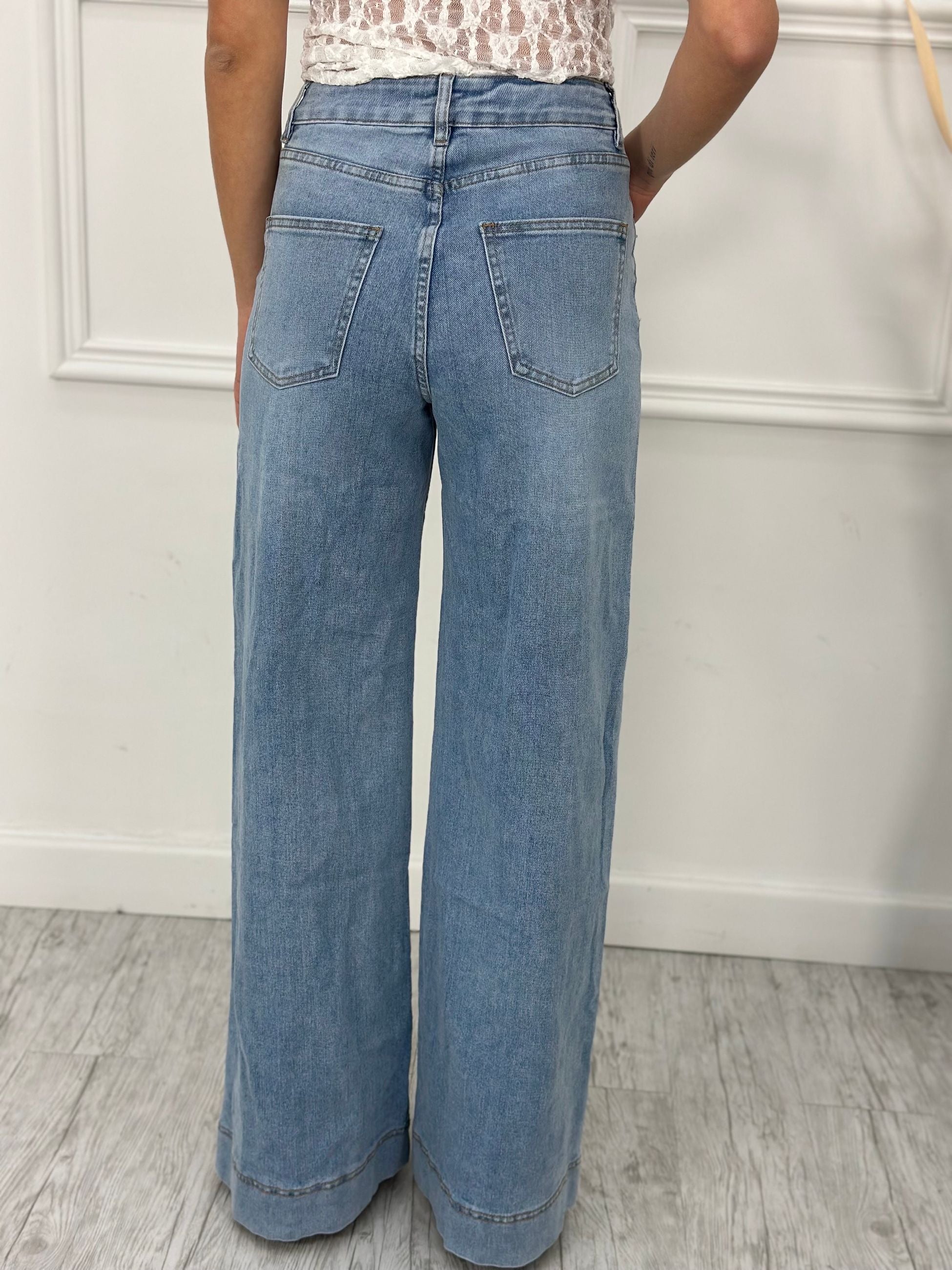 Jeans Palazzo 8828 (elastico)