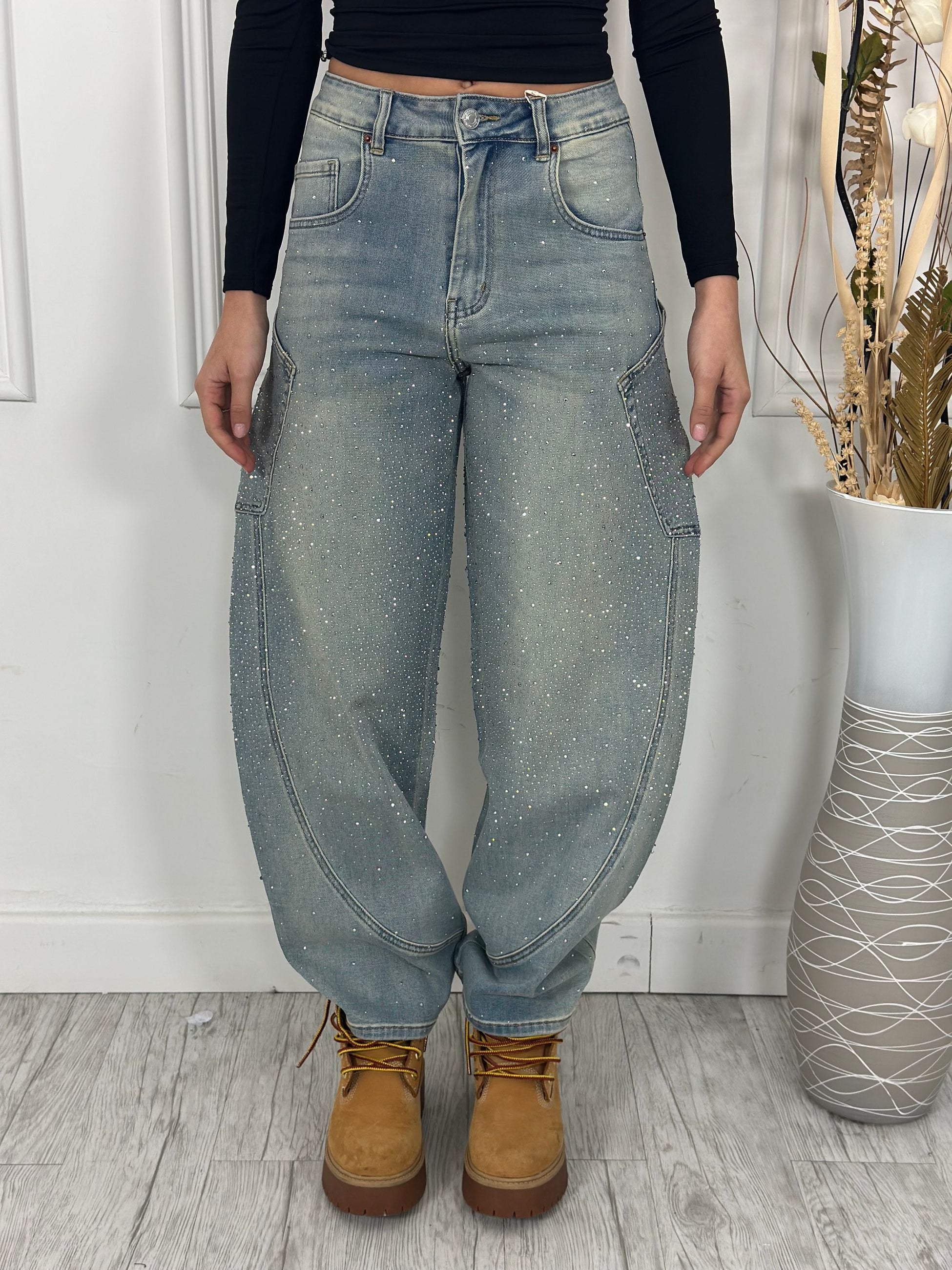 Jeans Balloon Brillantini DX6040