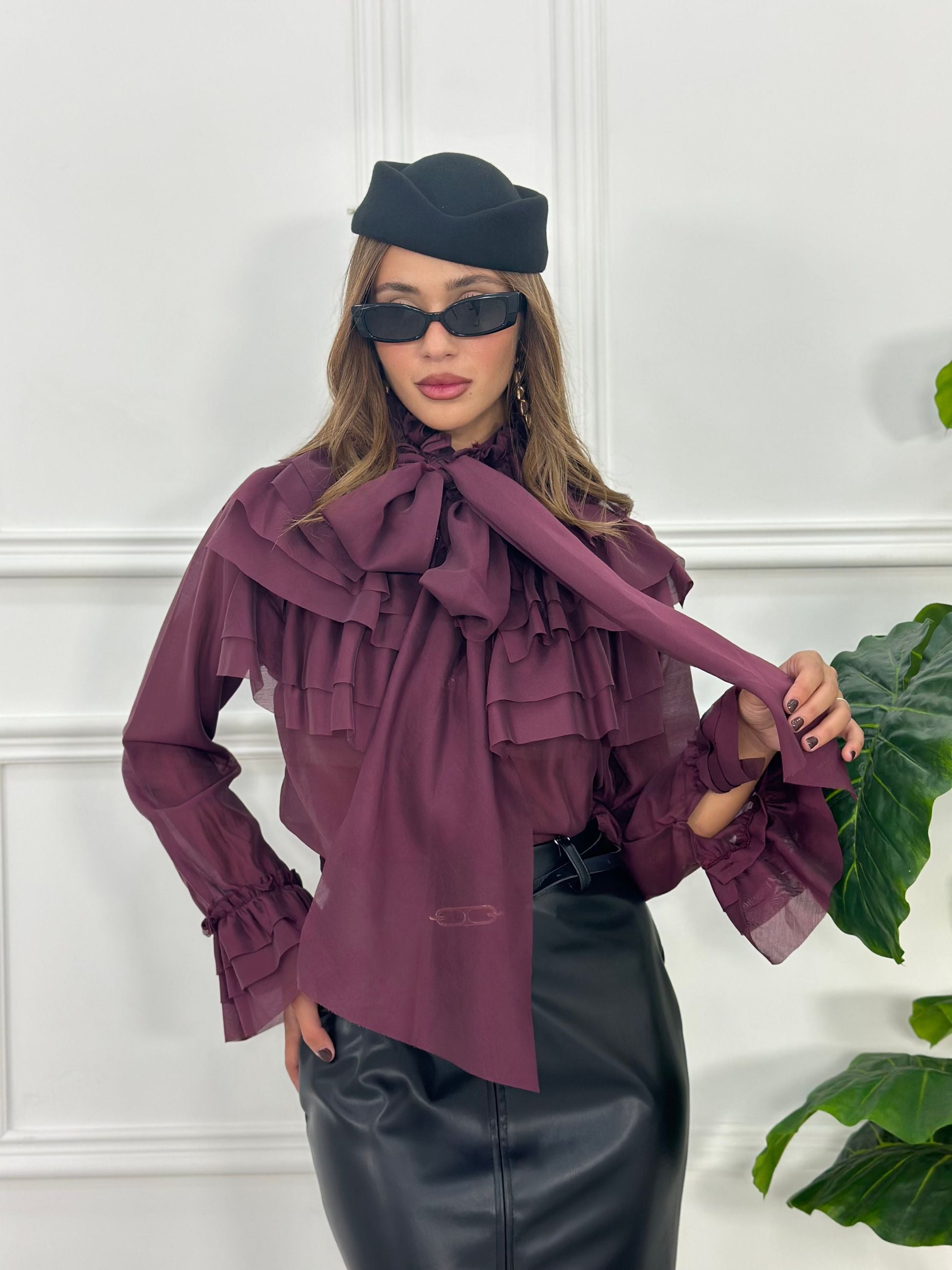 Camicia Rouches GIA28882