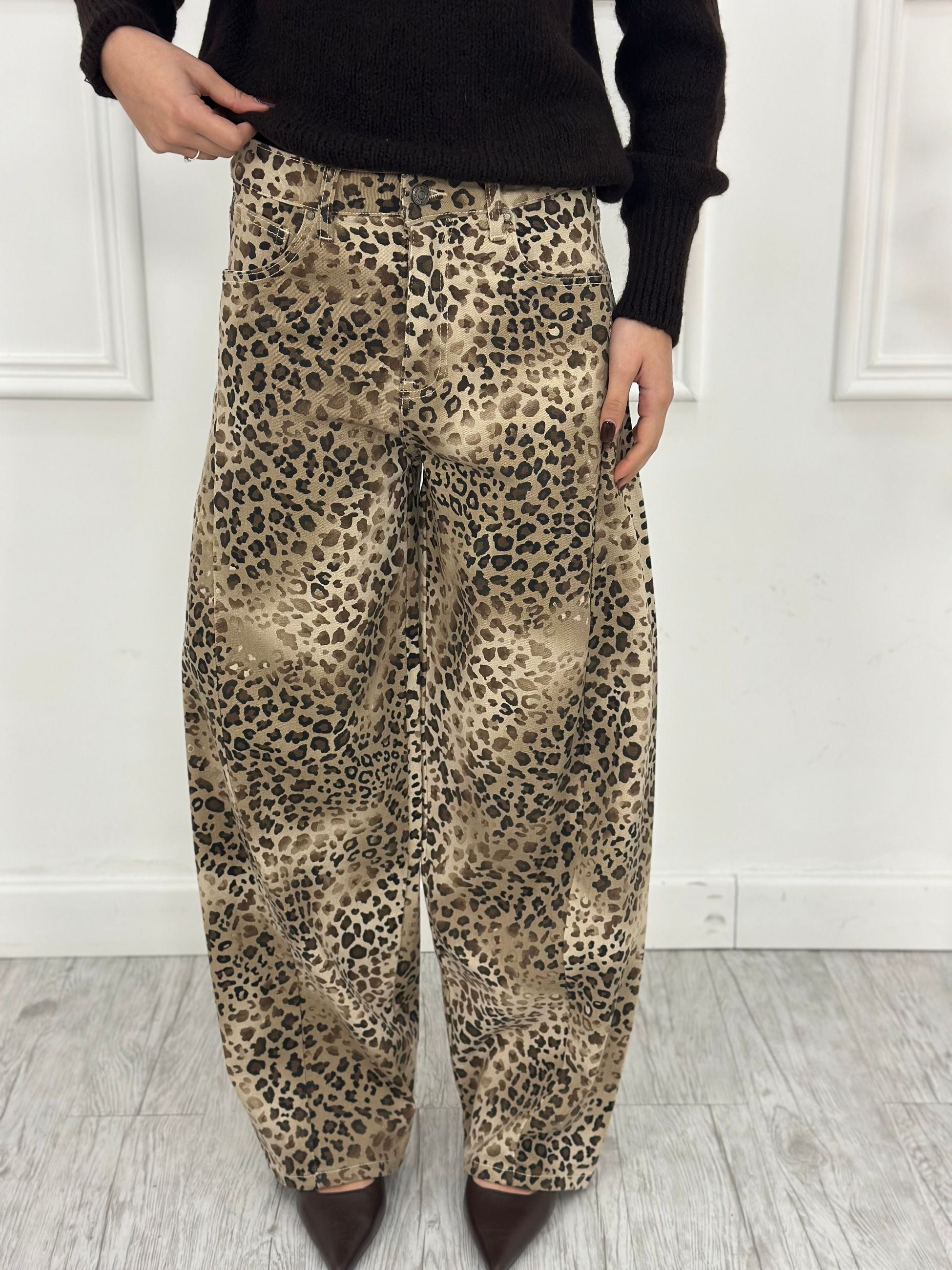 Jeans Balloon Animalier FX895 (elastico)