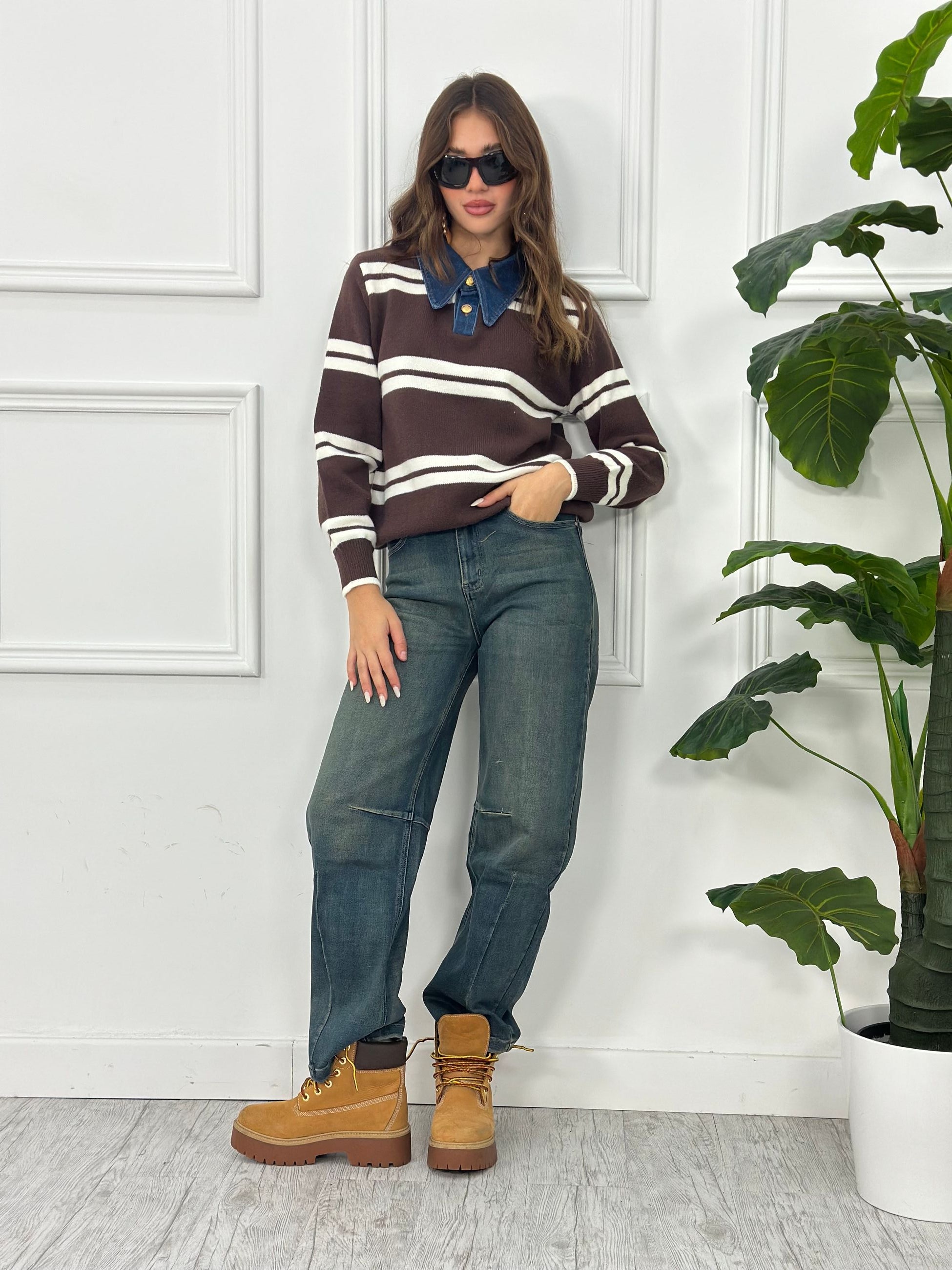 Jeans Baggy L1027 elastic