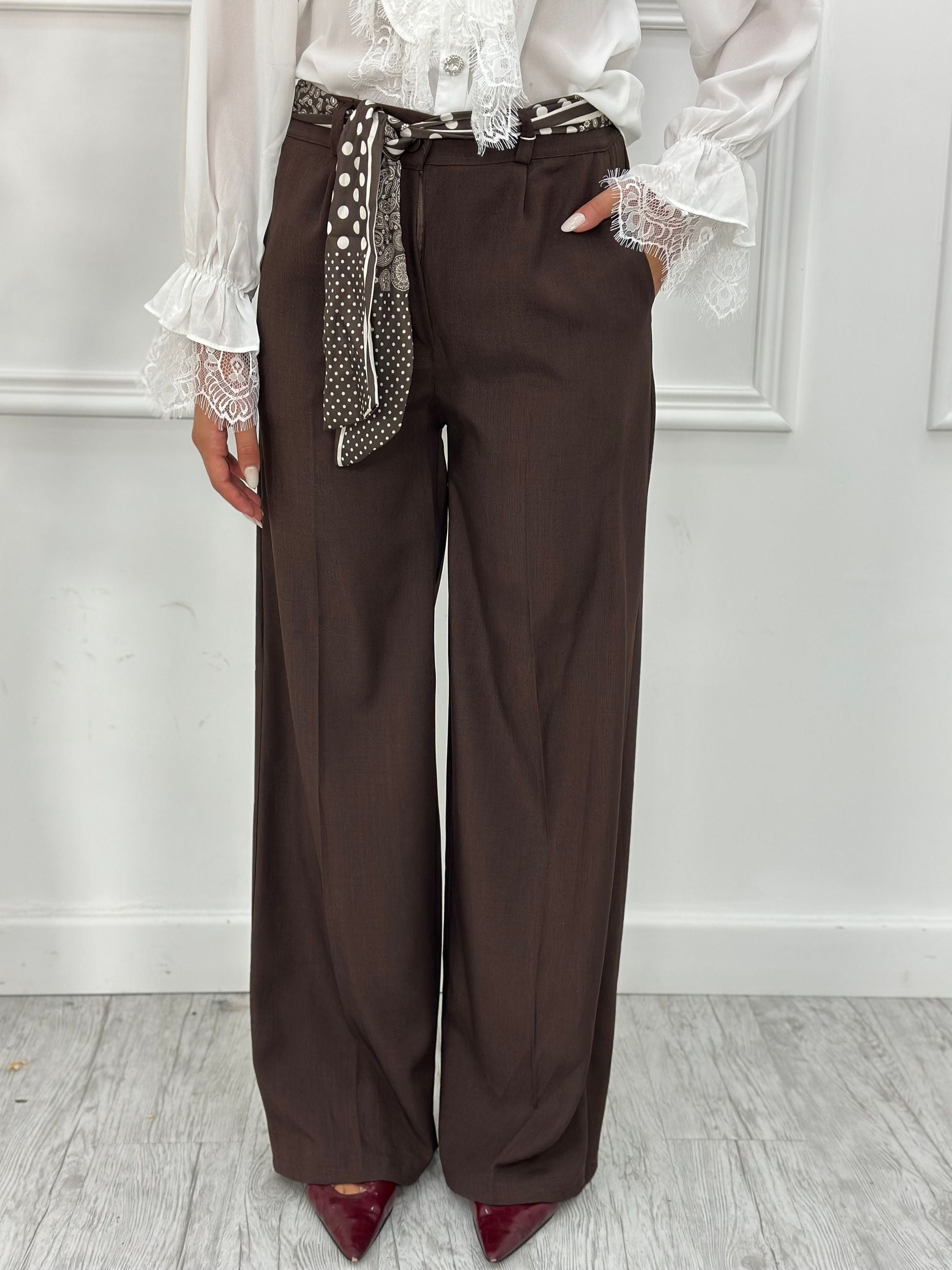 Pantalone palazzo GIA16023 (elastico retro)