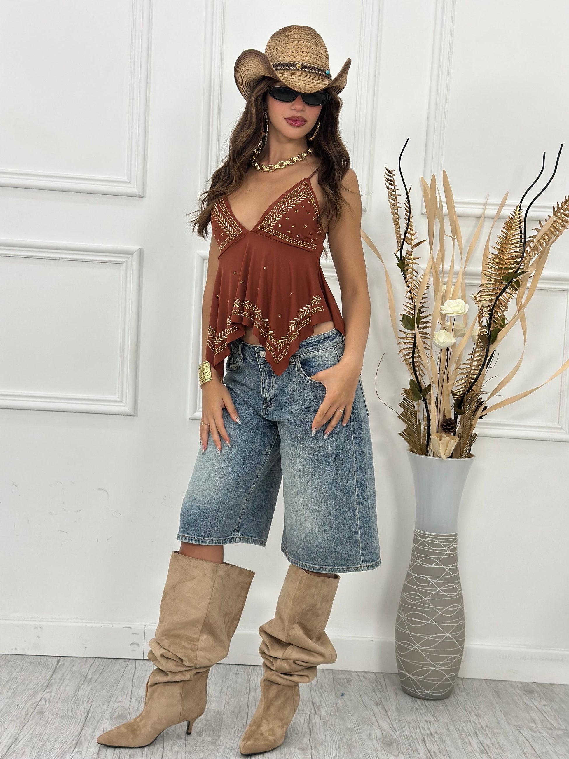Bermuda Jeans Haveone L1393B