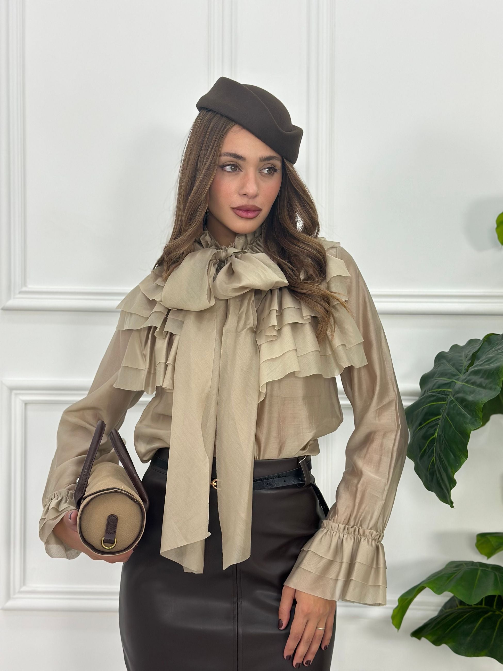 Camicia Rouches GIA28882