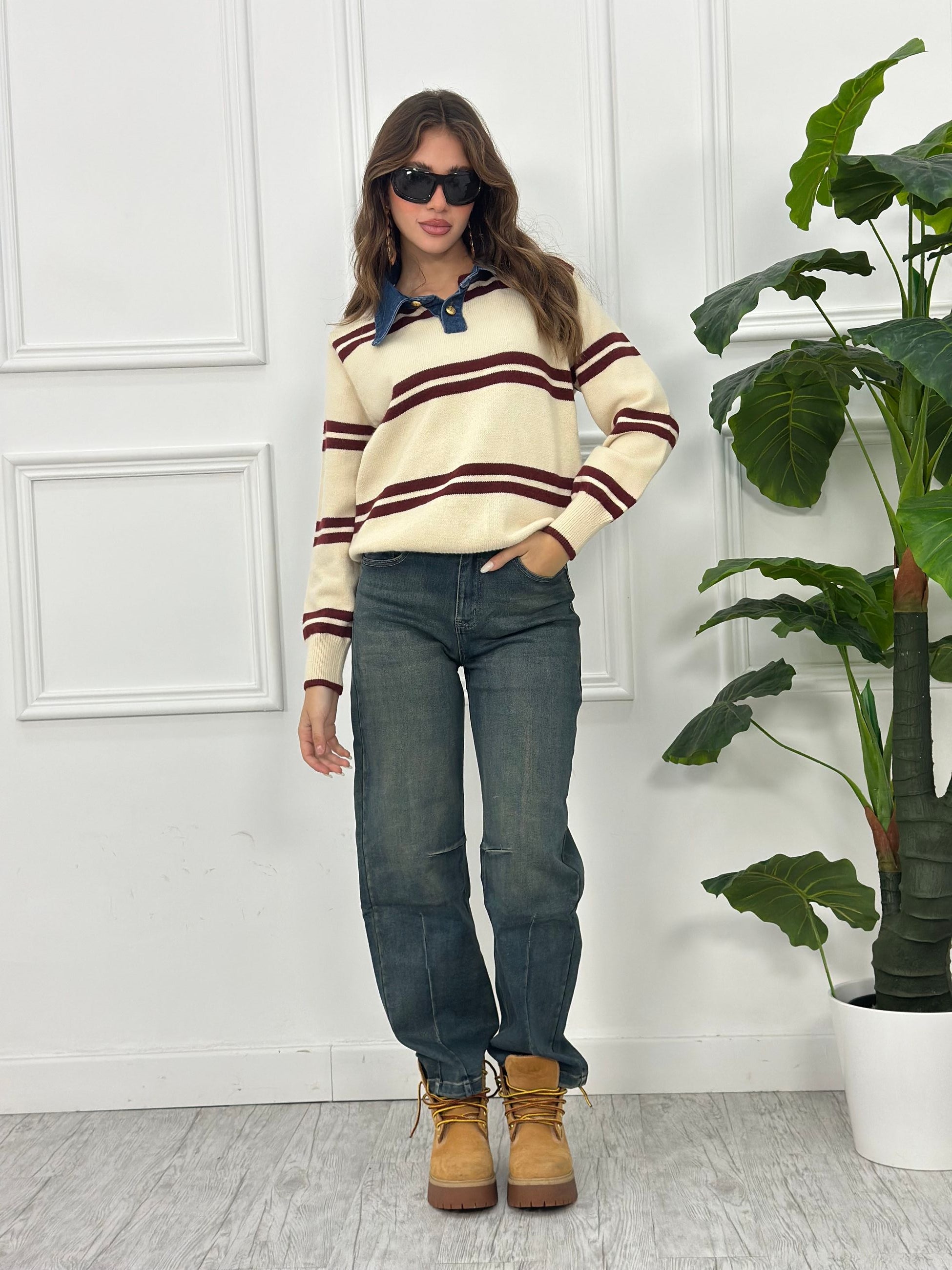 Jeans Baggy L1027 elastic