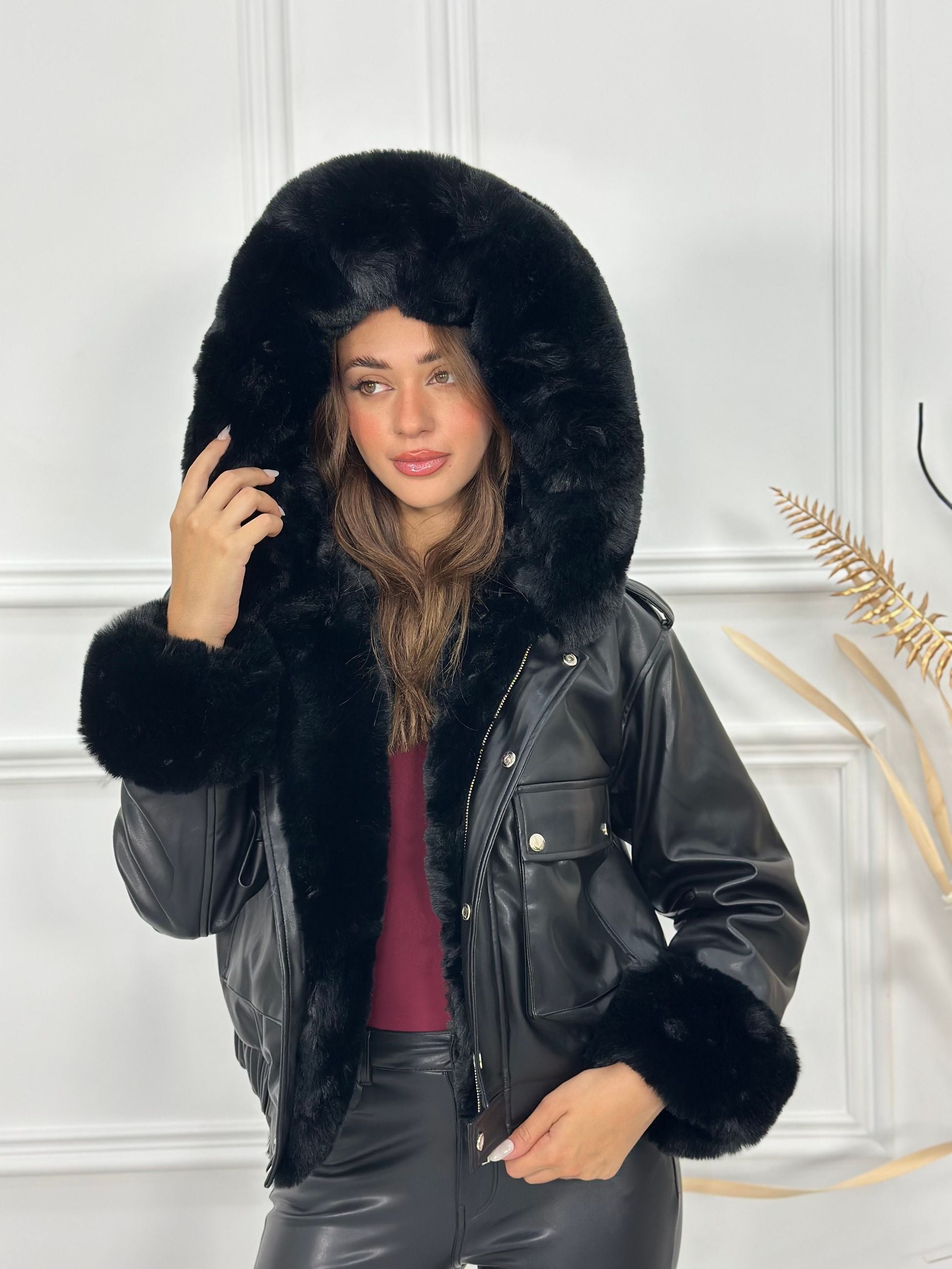 Giubbino Ecopelle AY918