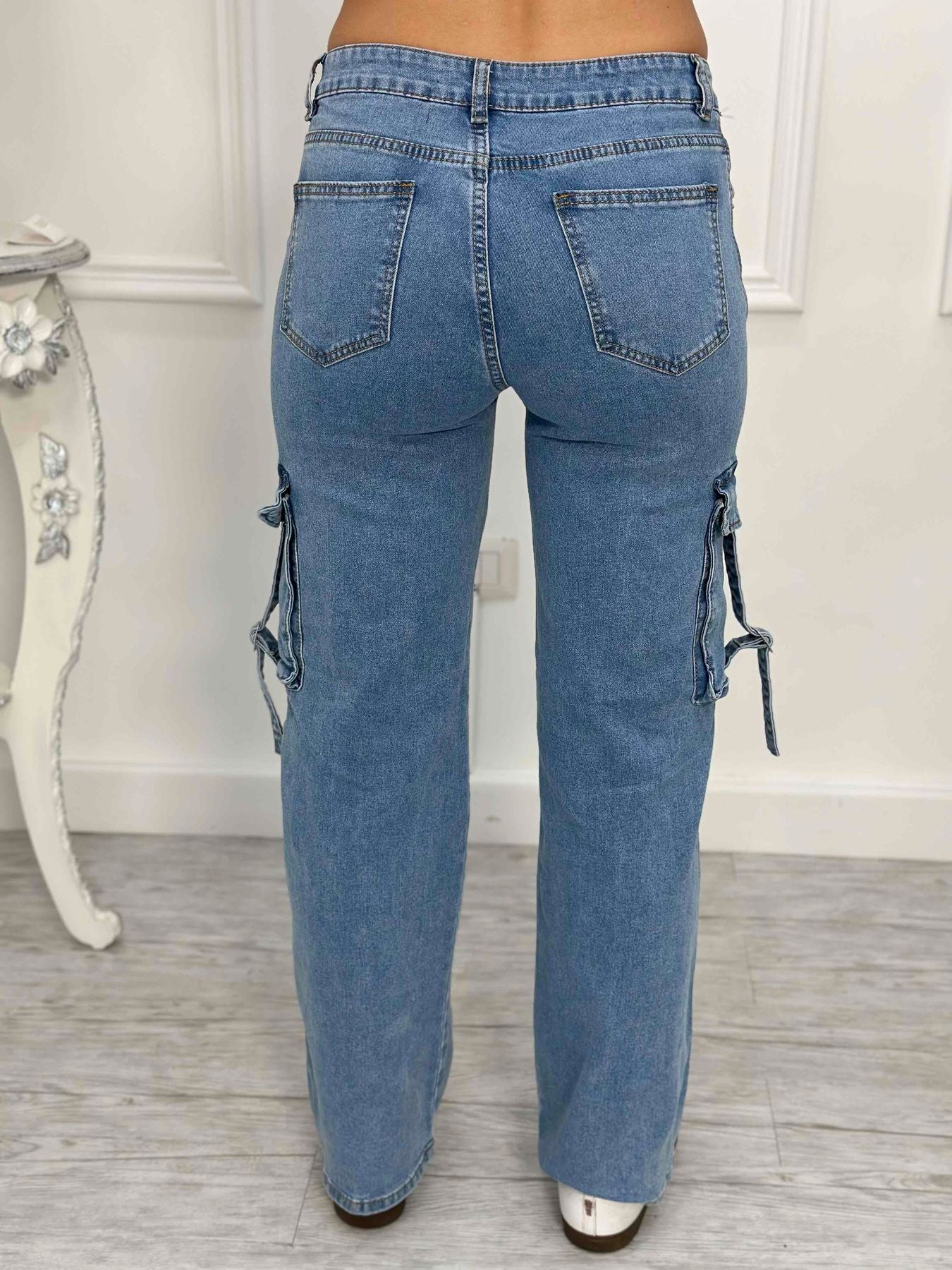Jeans cargo L1058