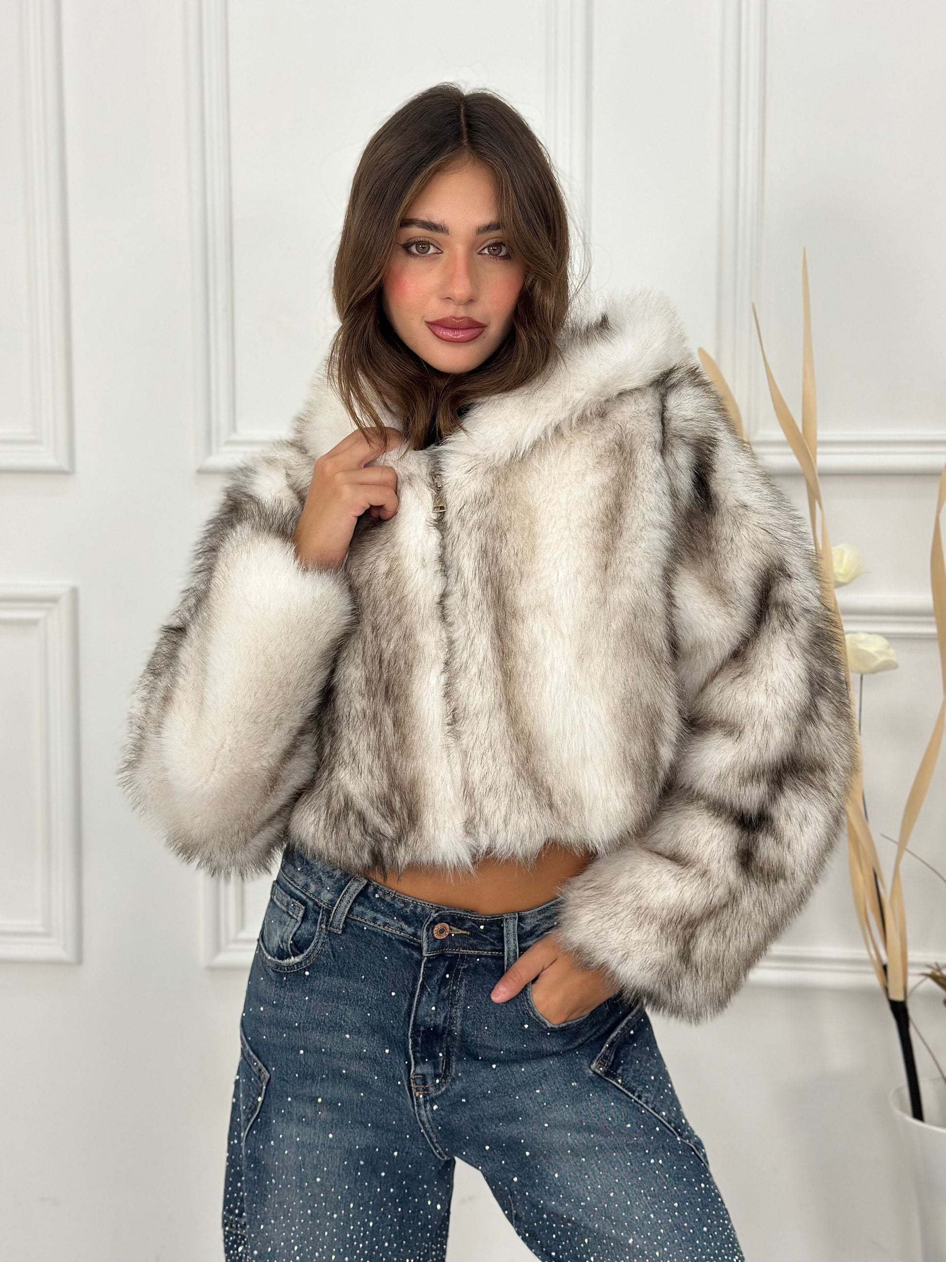 Pellicciotto Crop Top Quality 68335