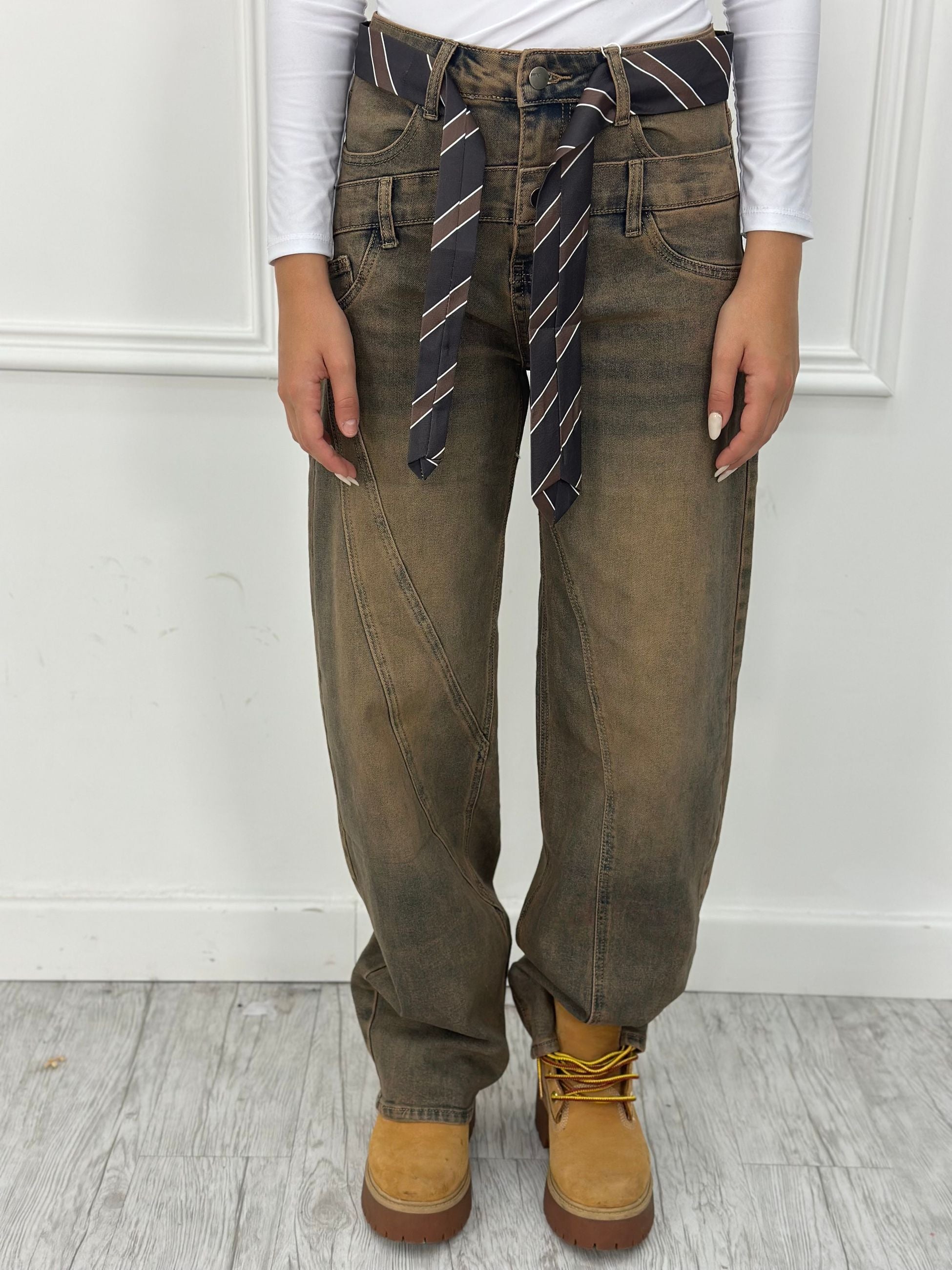 Jeans Balloon elastico JF366