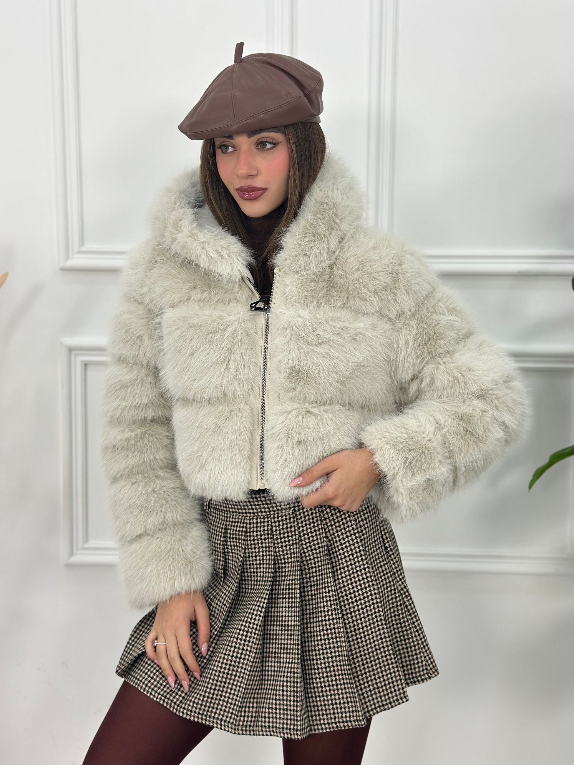 Pelliccia Crop SKD27