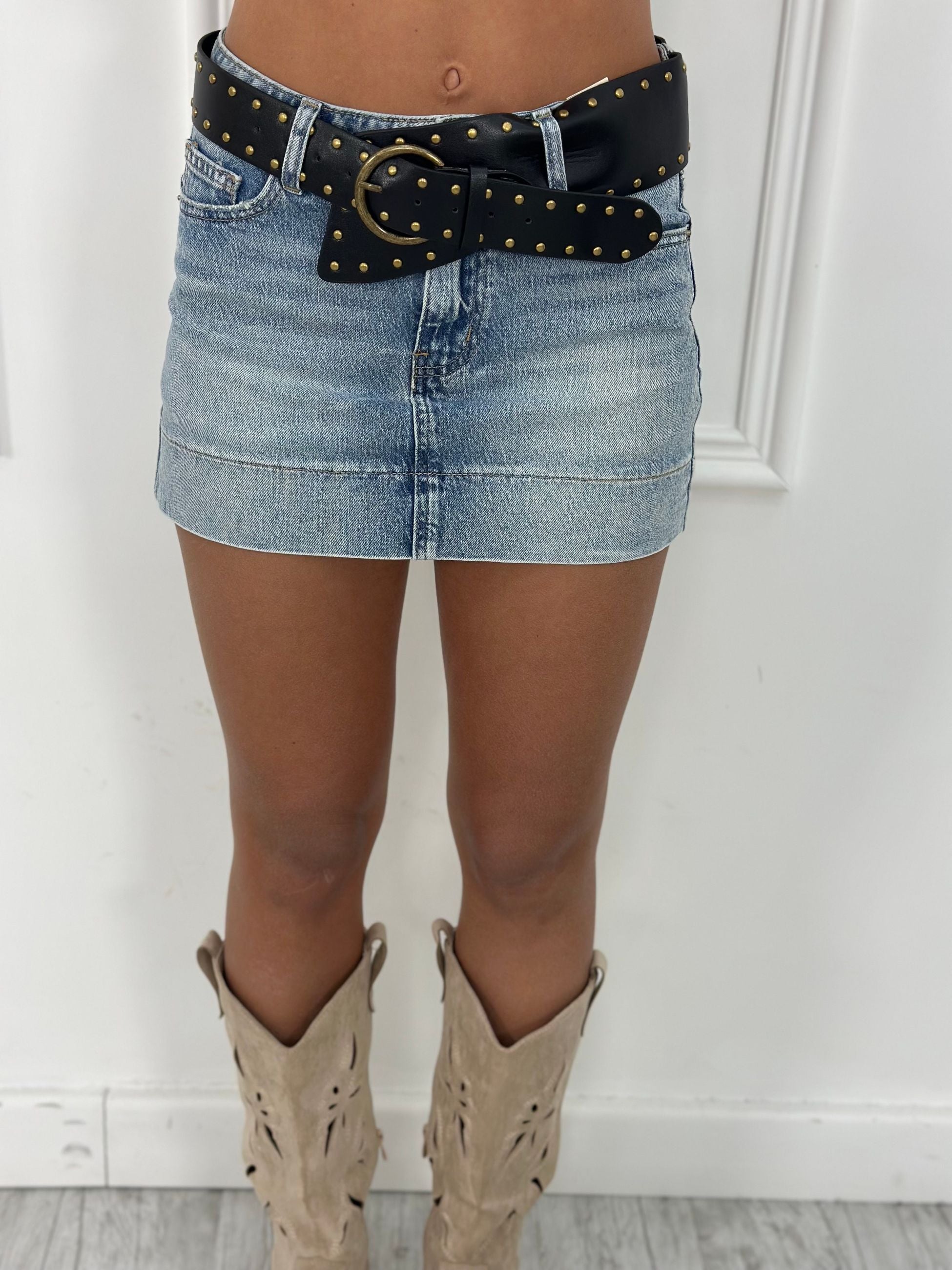 Minigonna Jeans D329 (poco elastica)