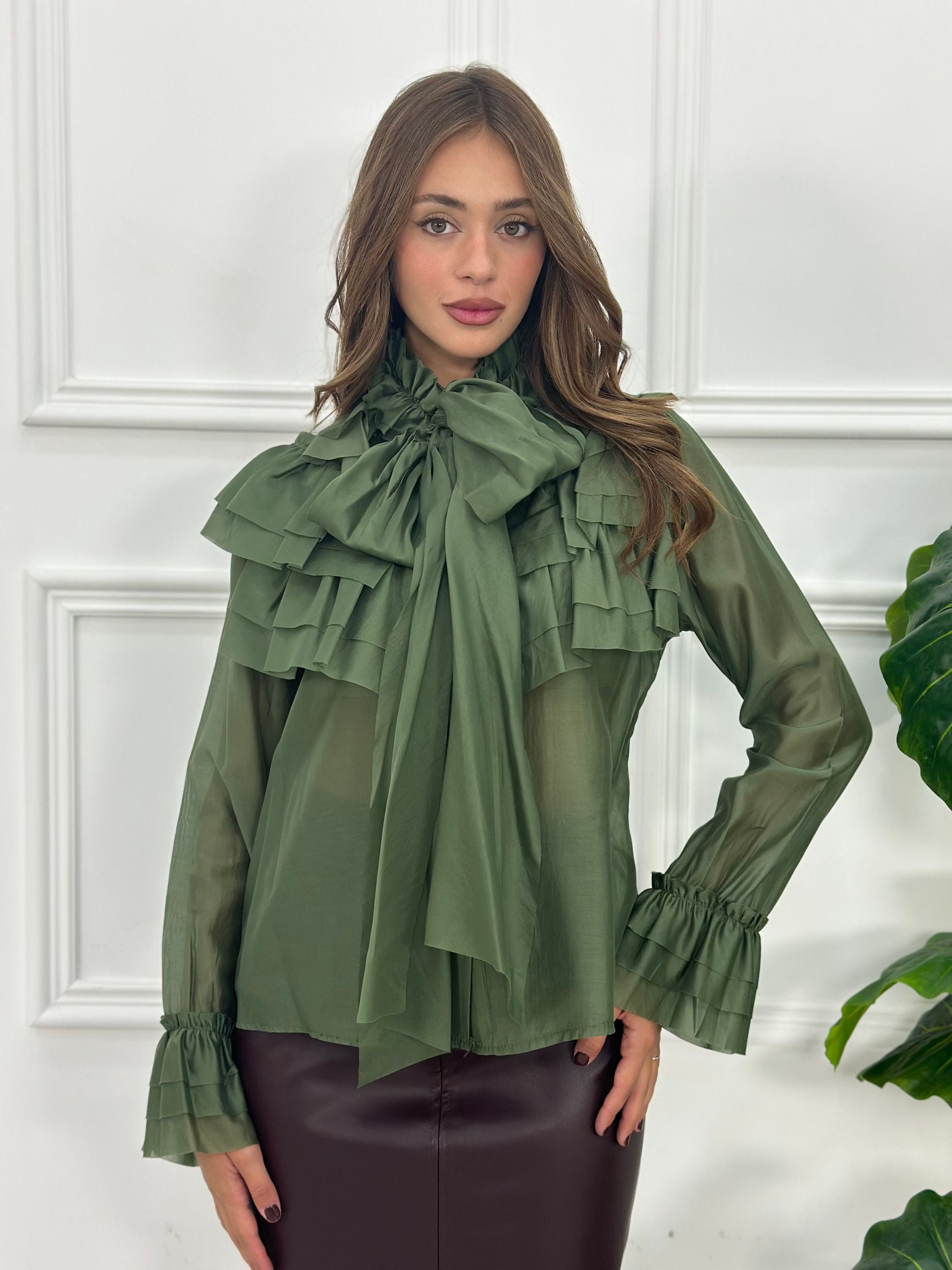 Camicia Rouches GIA28882