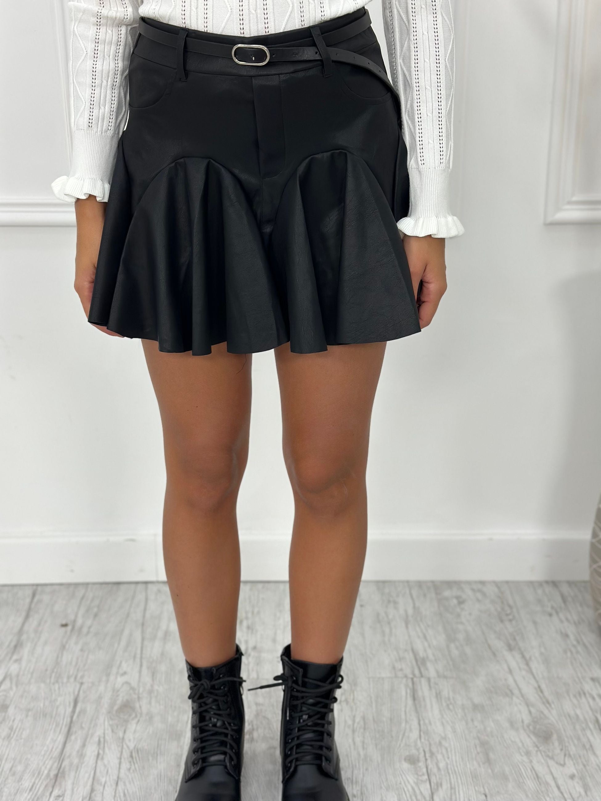Gonna Ecopelle (sottogonna pantaloncino)