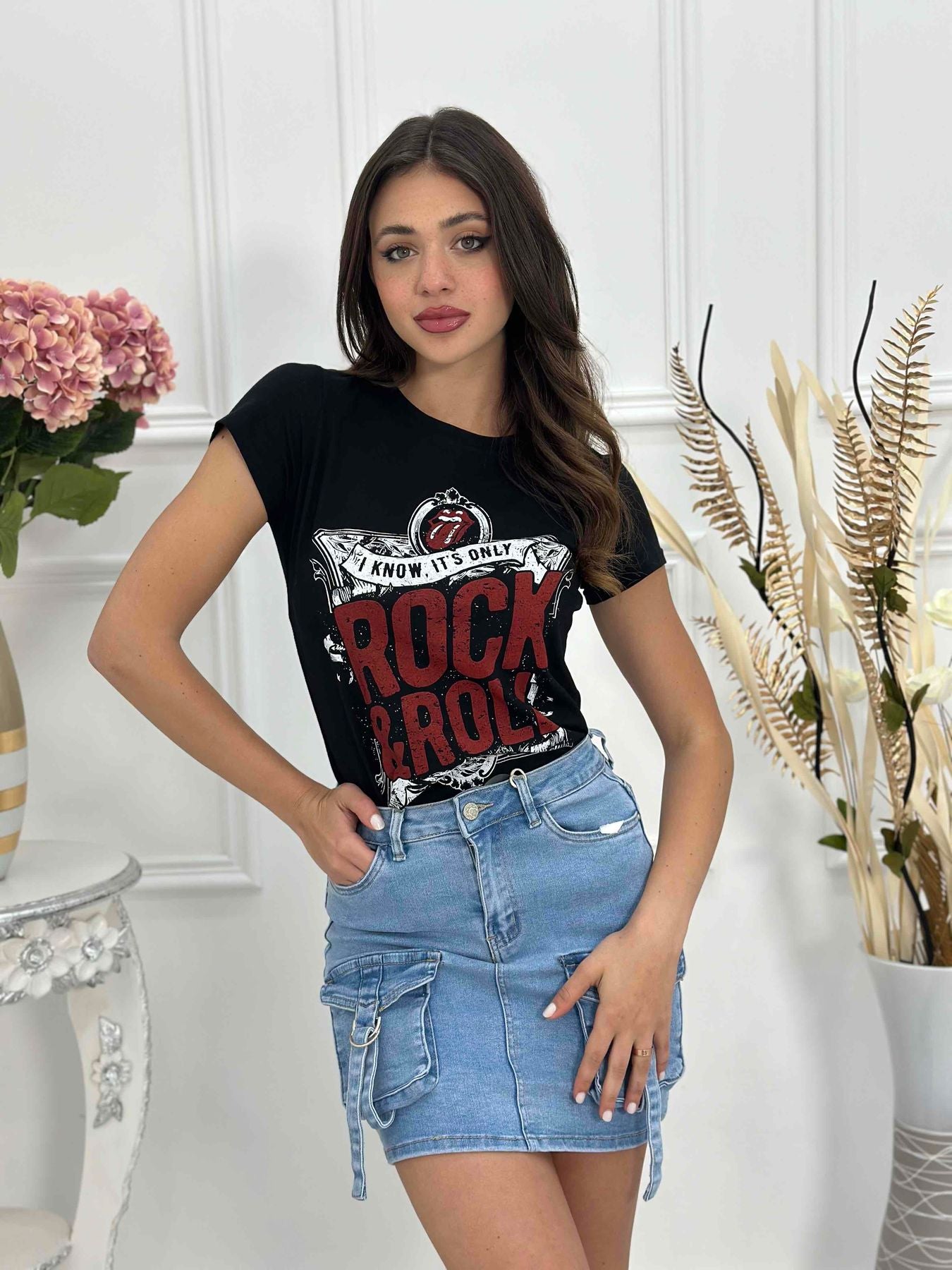 Gonna cargo elastica CY3014